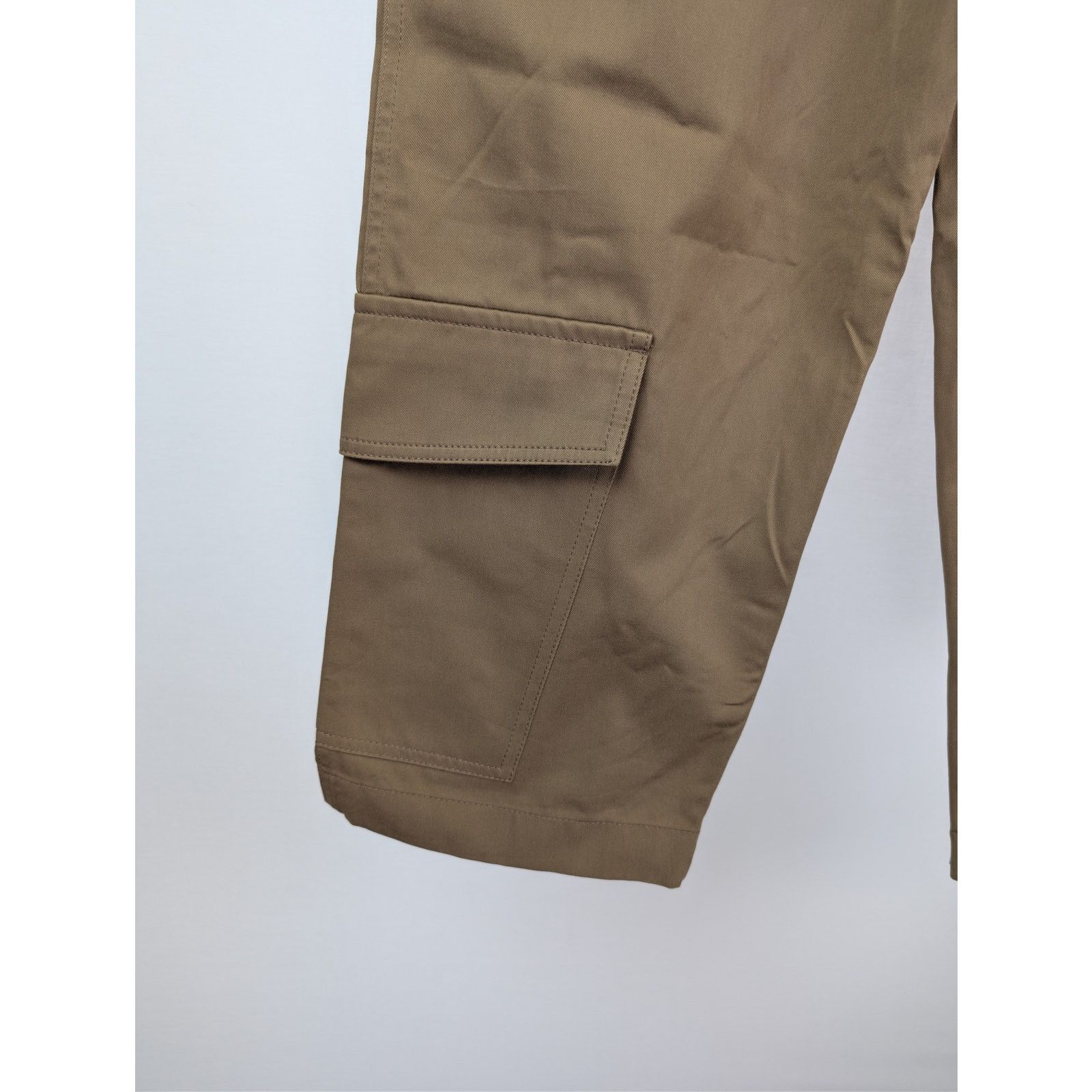 Bottega Veneta o1rshd1 Cotton Gabardine Cargo Trousers Pants Sand / Beige Size US 30 / EU 46 - 16 Thumbnail