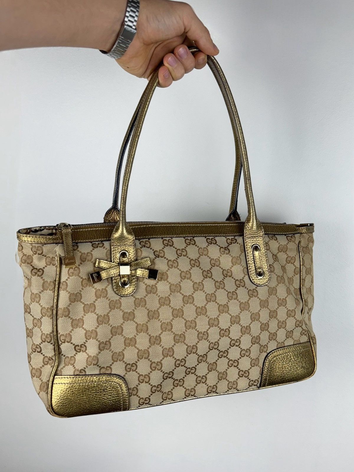 Gucci Handle bag Gucci GG monogram original casual luxury item Size ONE SIZE - 2 Thumbnail