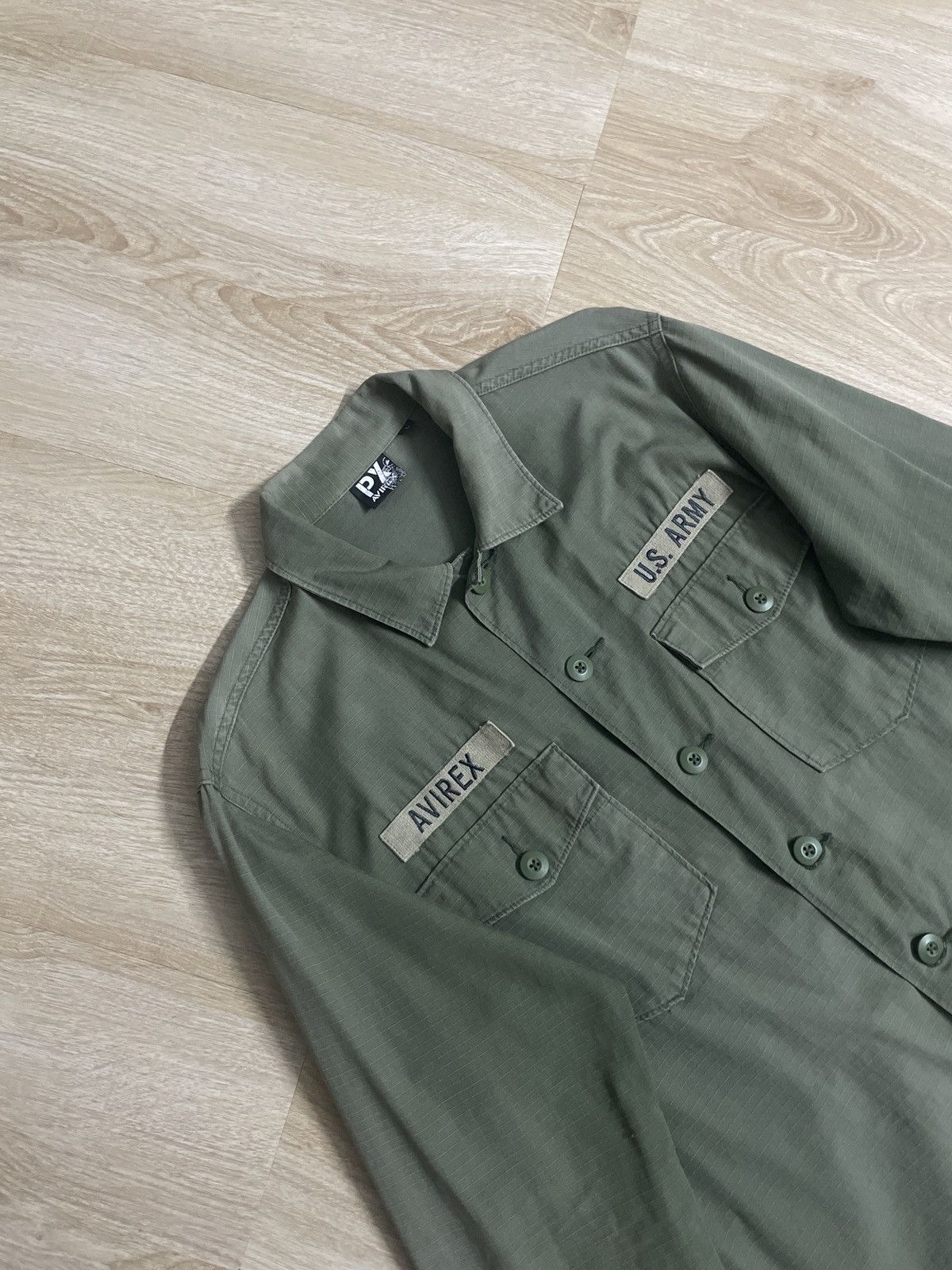Avirex VINTAGE 90s AVIREX ARMY MILITARY JACKET Size US L / EU 52-54 / 3 - 3 Thumbnail