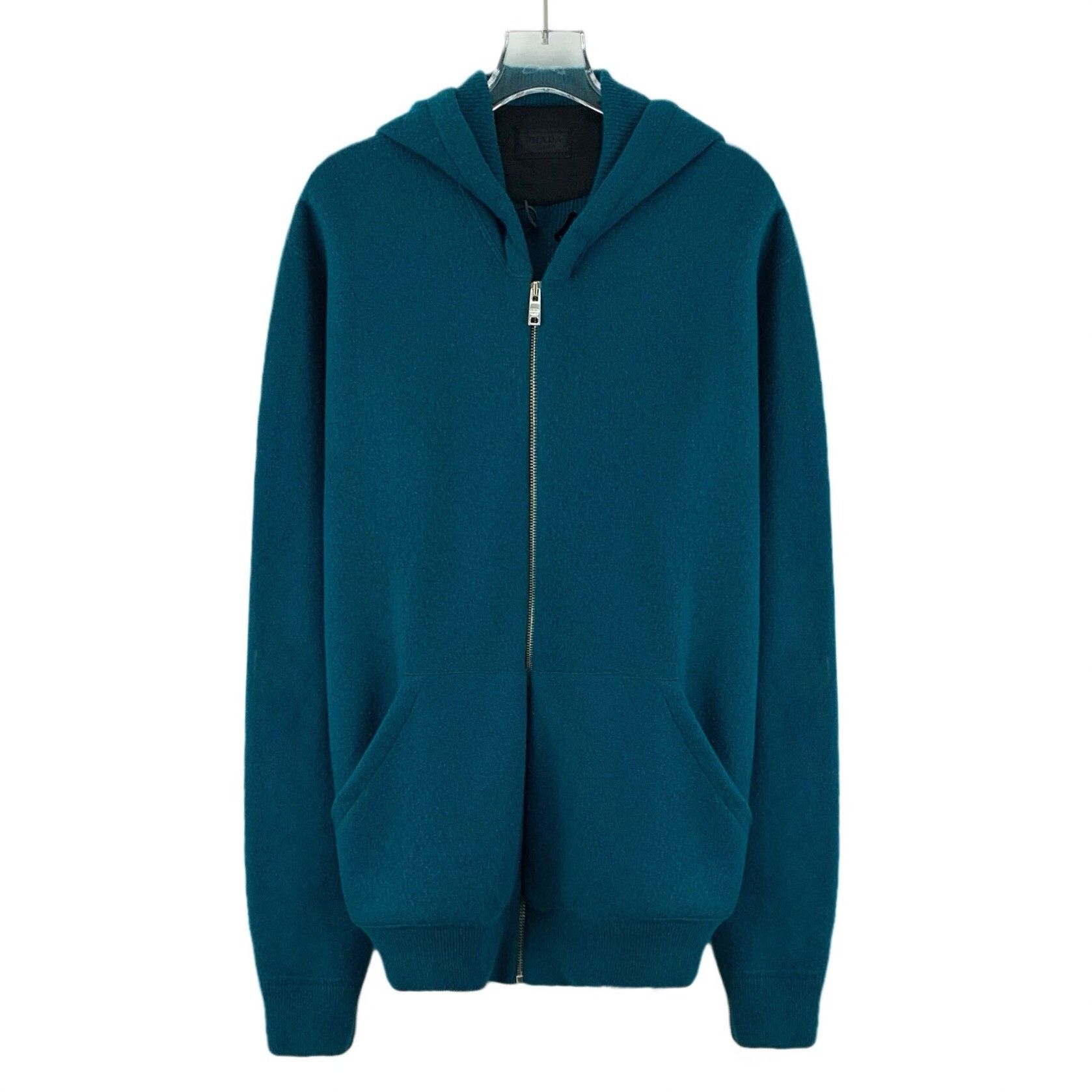 Prada Prada Wool Blue Hoodie L Men Size US L / EU 52-54 / 3 - 1 Thumbnail