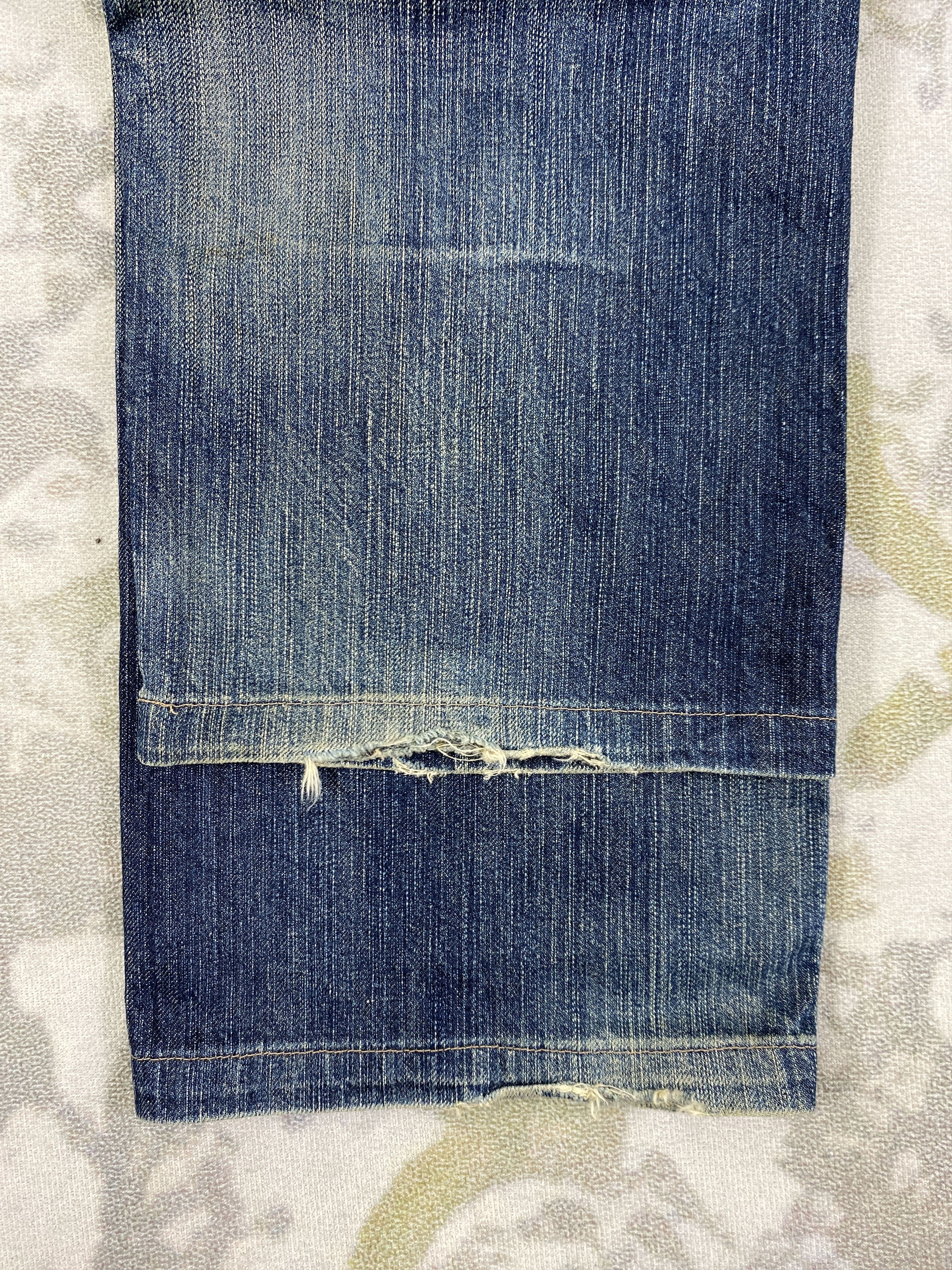 If Six Was Nine Faded Blue Vintage Edwin xv Jeans 31x29.5 - JN3053 Size US 31 - 14 Thumbnail