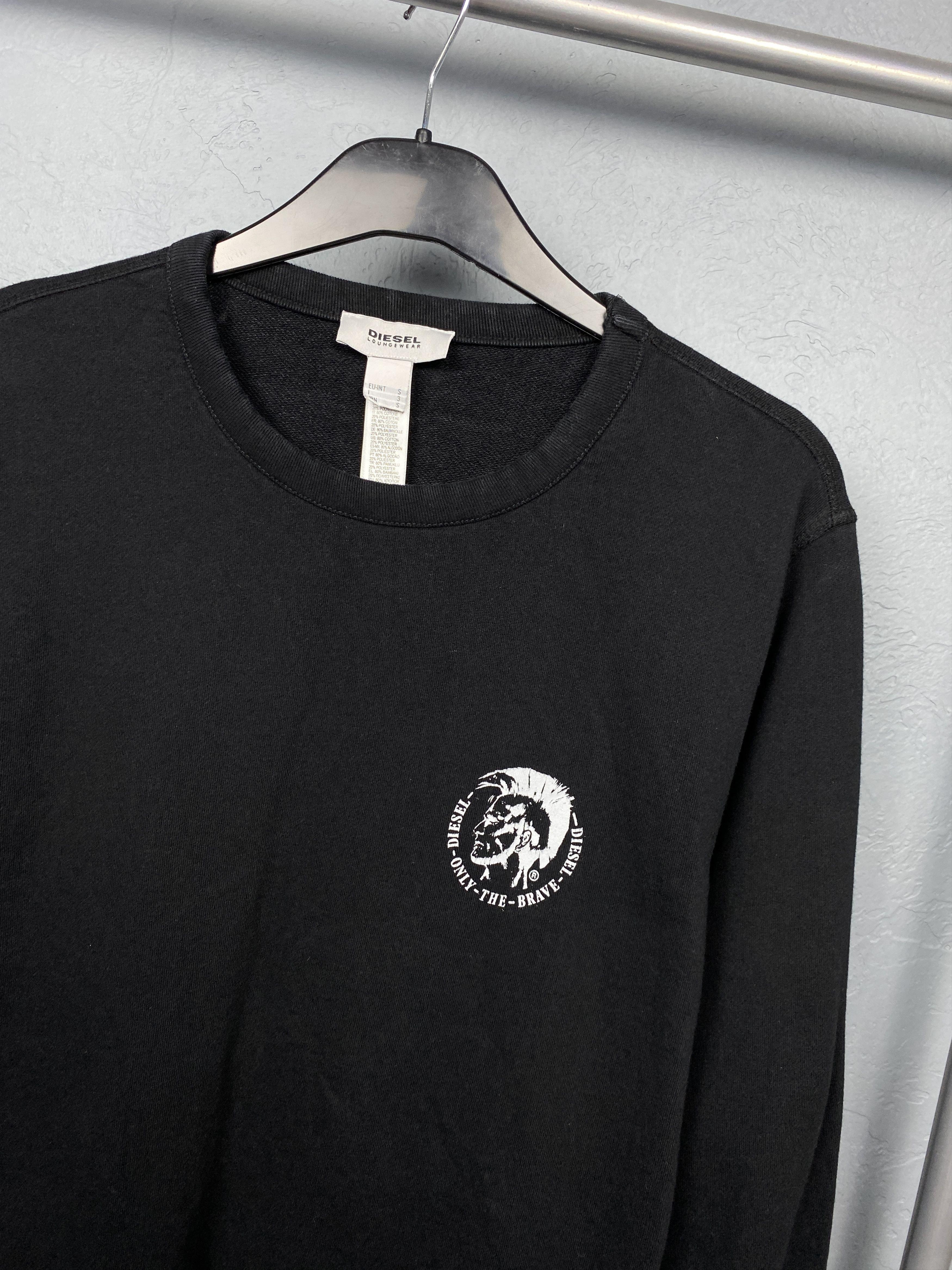 Diesel Diesel Vintage Mens Logo Punk Crew Neck Sweatshirt Y2K Size US S / EU 44-46 / 1 - 2 Thumbnail