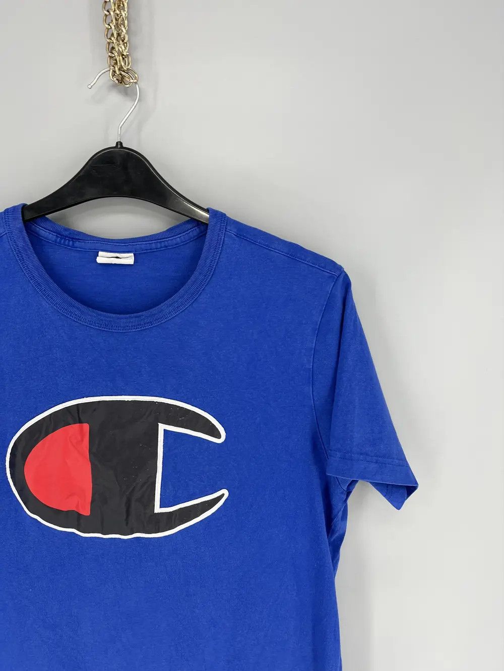 Champion × Vintage VINTAGE Y2K CHAMPION BIG LOGO NICE DESIGN TSHIRT HIP HOP RAP Size US M / EU 48-50 / 2 - 5 Thumbnail