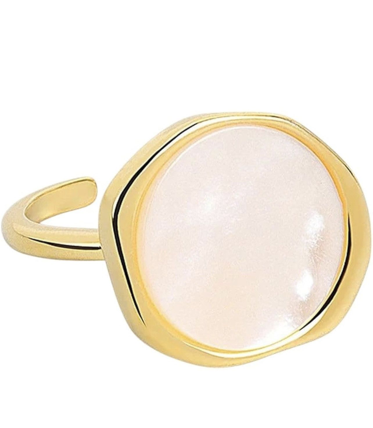 Other Silver Color Design Round Retro Gold Ring Size 6 Size ONE SIZE - 4 Thumbnail