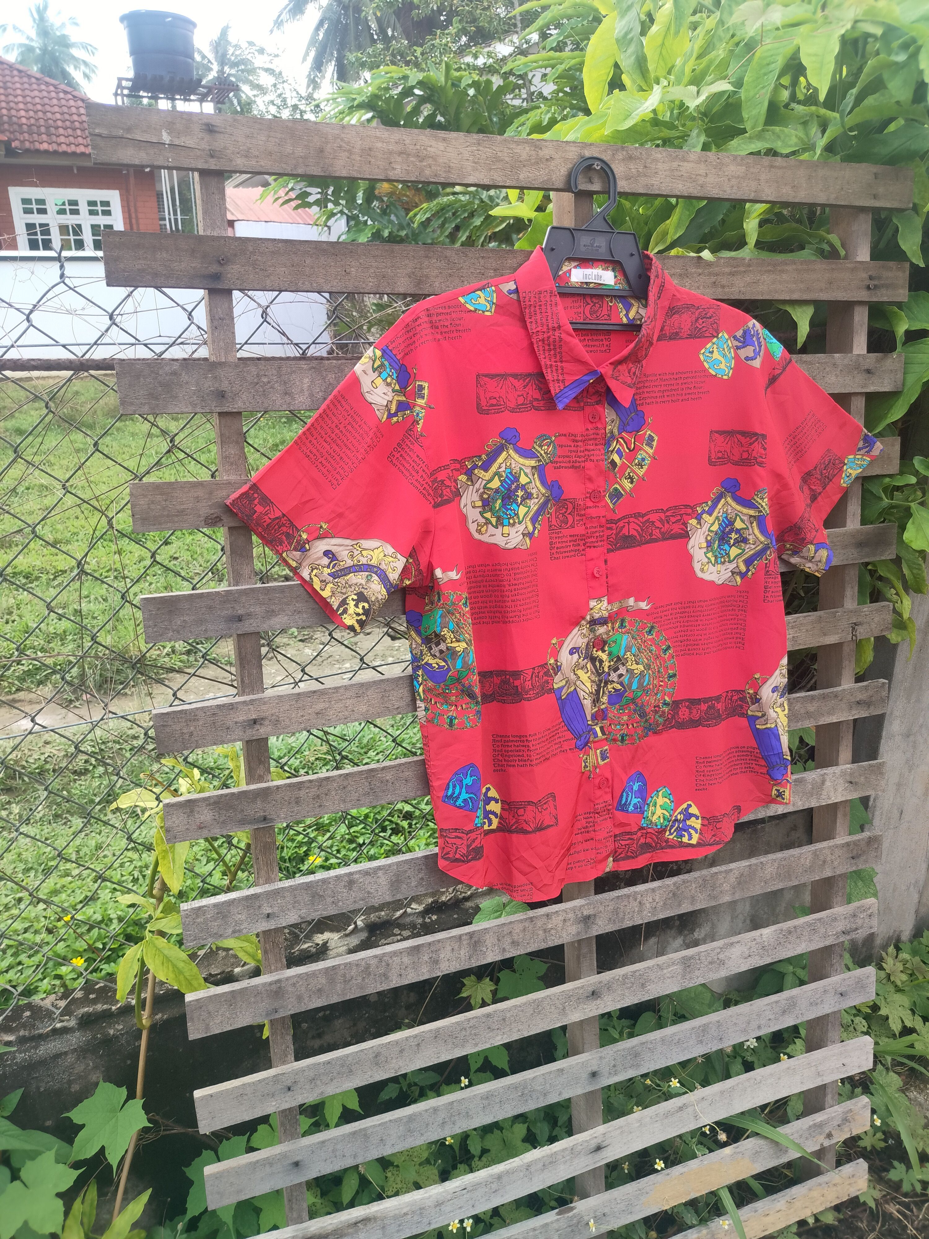 Japanese Brand INCLUBE FULL PRINT FLANNEL Size US M / EU 48-50 / 2 - 2 Thumbnail