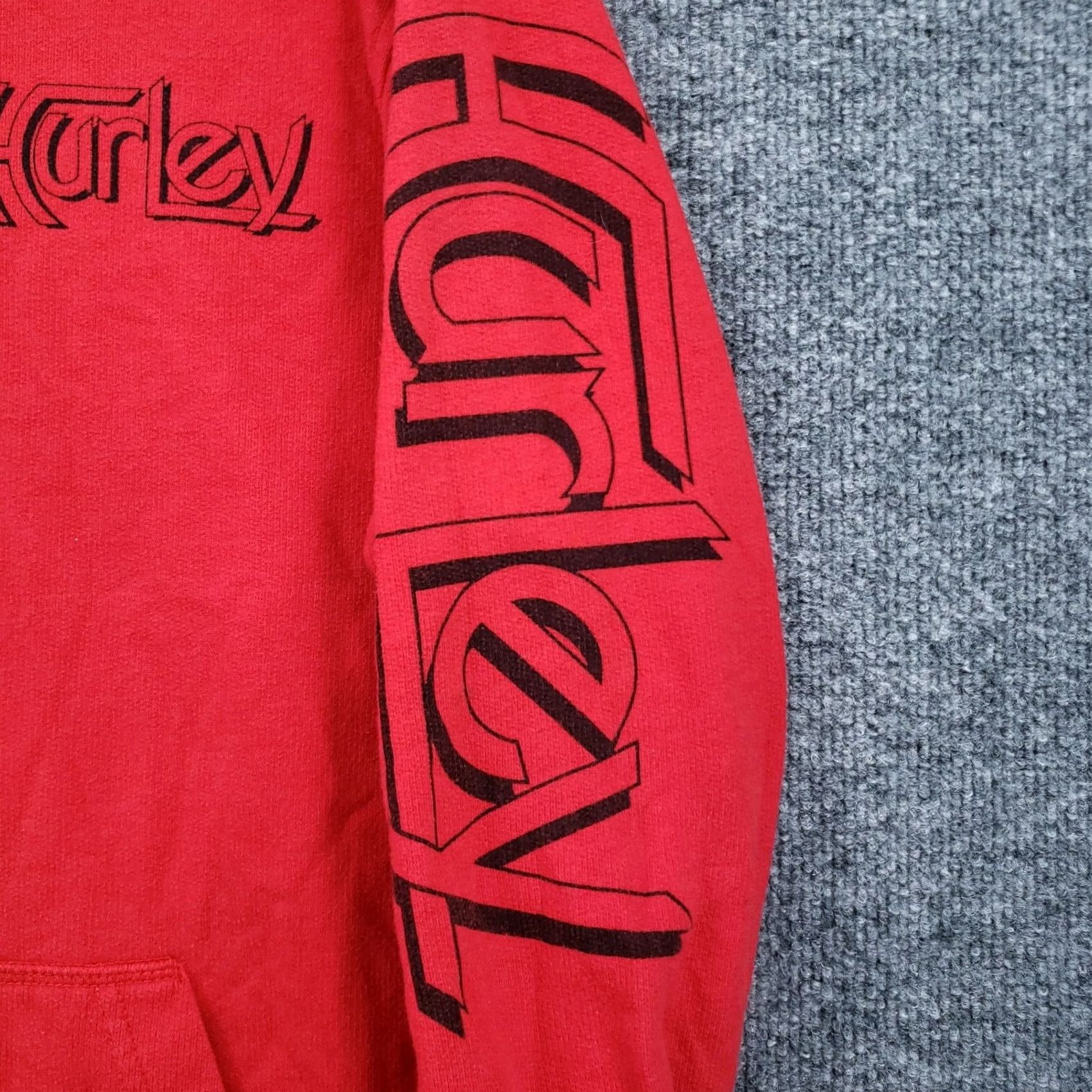 Hurley Hurley Hoodie Mens S Red Pullover Long Sleeves Hooded Surfing Size US S / EU 44-46 / 1 - 6 Thumbnail