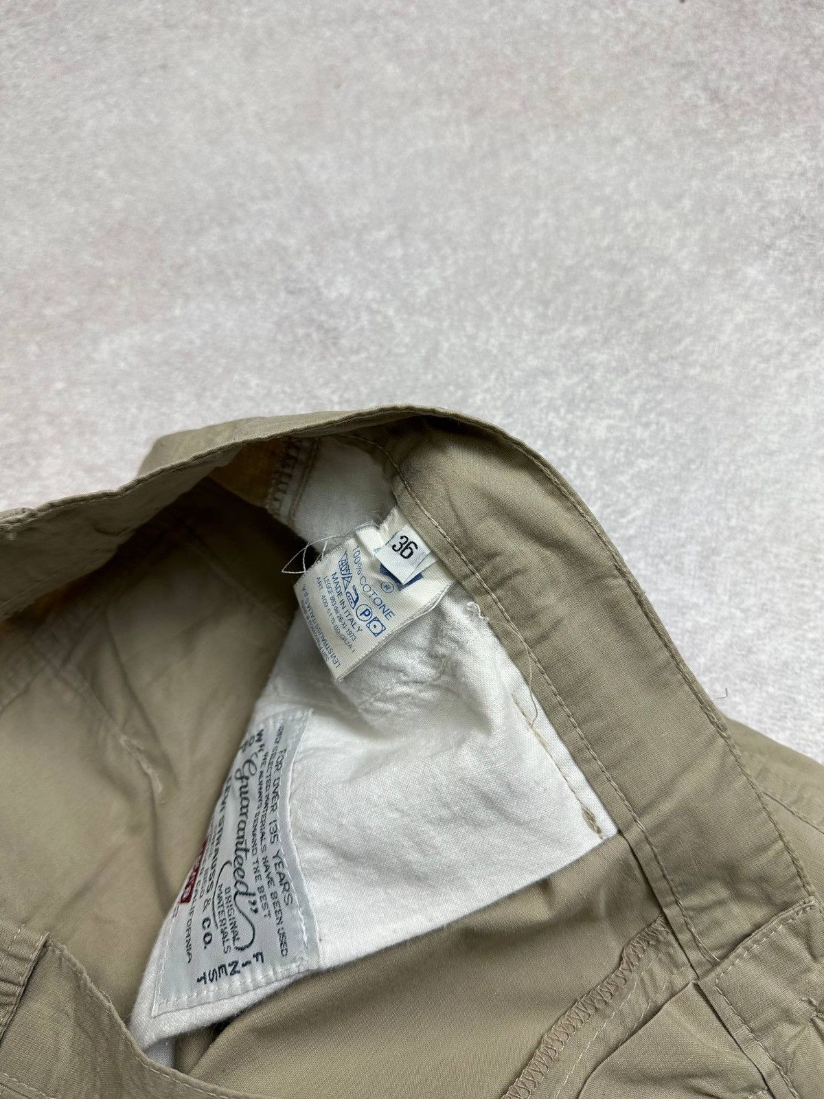 Levi's Vintage Levi’s Saddleman Made In Italy Shorts 80s Size US 36 / EU 52 - 7 Thumbnail
