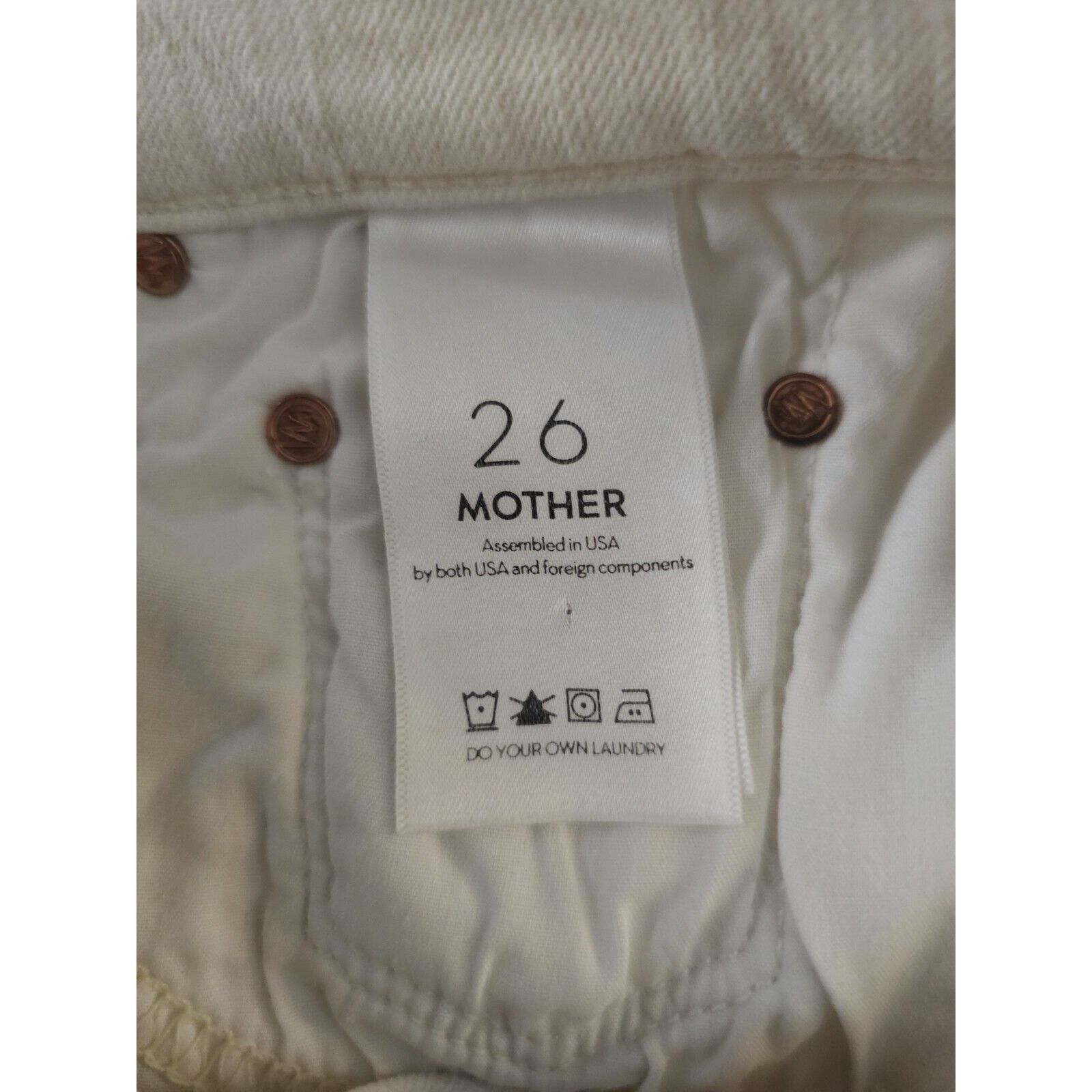 MOTHER Mother Jeans 26 Insider Crop Step Fray Whipping The Racer Size 26" / US 2 / IT 38 - 8 Thumbnail