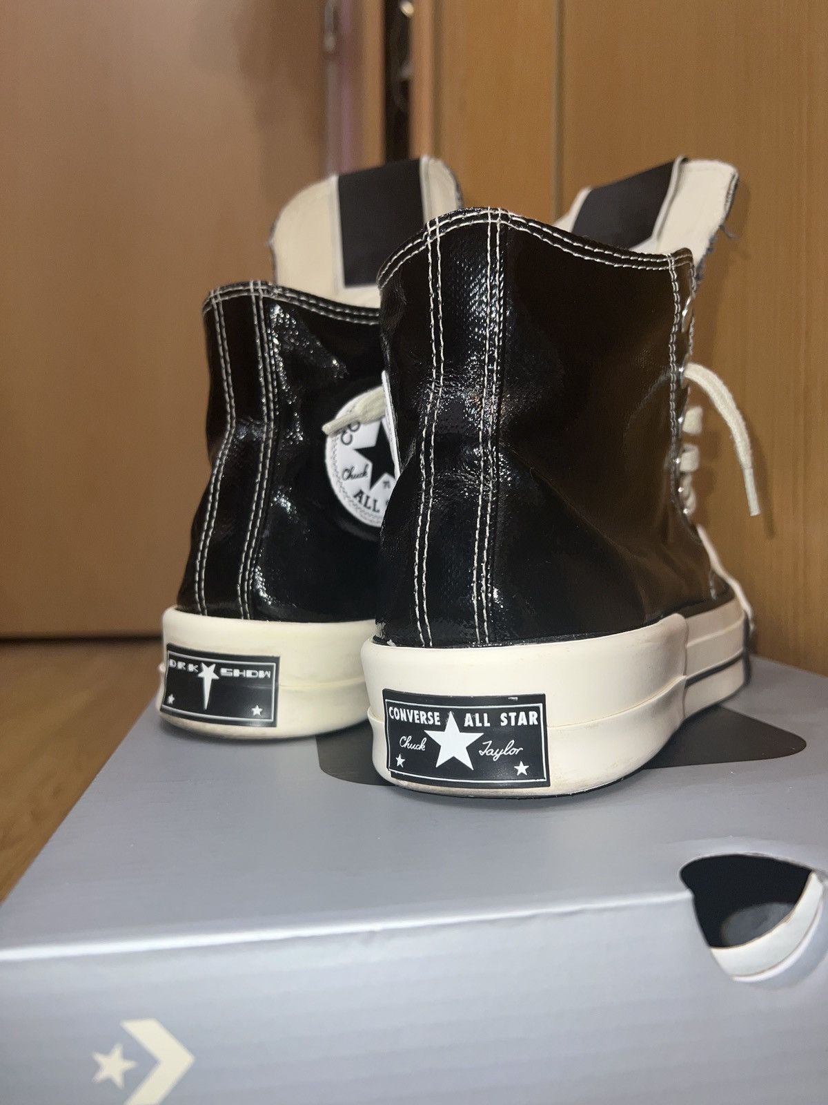 Converse × Rick Owens Drkshdw Rick Owens DRKSHDW TURBODRK Converse sneakers Size US 7 / EU 40 - 4 Thumbnail