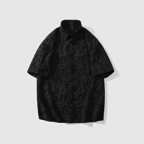 Japanese Brand Kuroda x Chisa Summer Fashion Casual Leaf Floral Shirt Size US L / EU 52-54 / 3 - 8 Thumbnail
