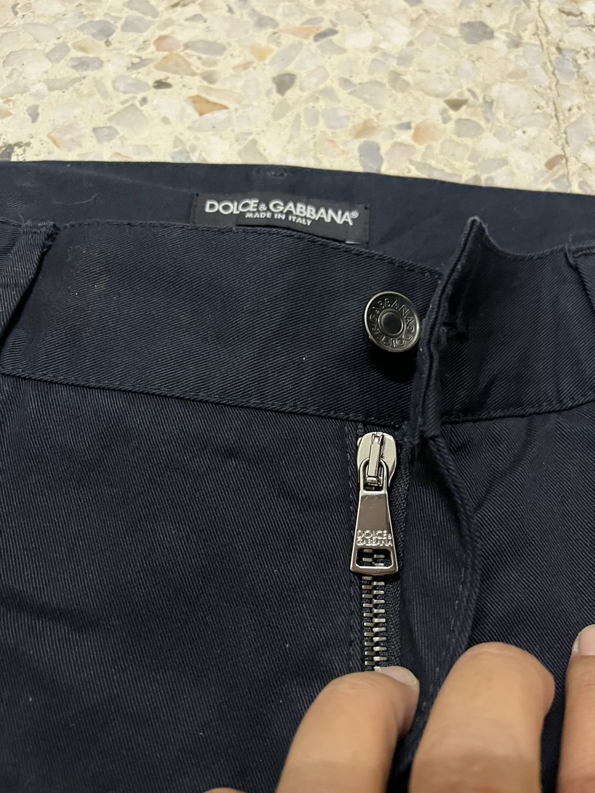 Dolce & Gabbana D&G 14 Gold Black with PVC Side Stripe Pants – Rare Italian Size US 32 / EU 48 - 8 Thumbnail