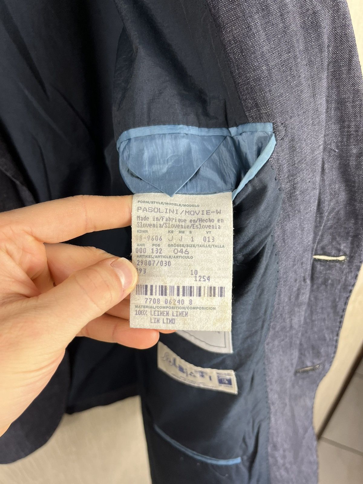 Designer × Hugo Boss Hugo Boss Solbiati 100% linen blazer jacket Ferner Jacobsen Size US S / EU 44-46 / 1 - 18 Thumbnail