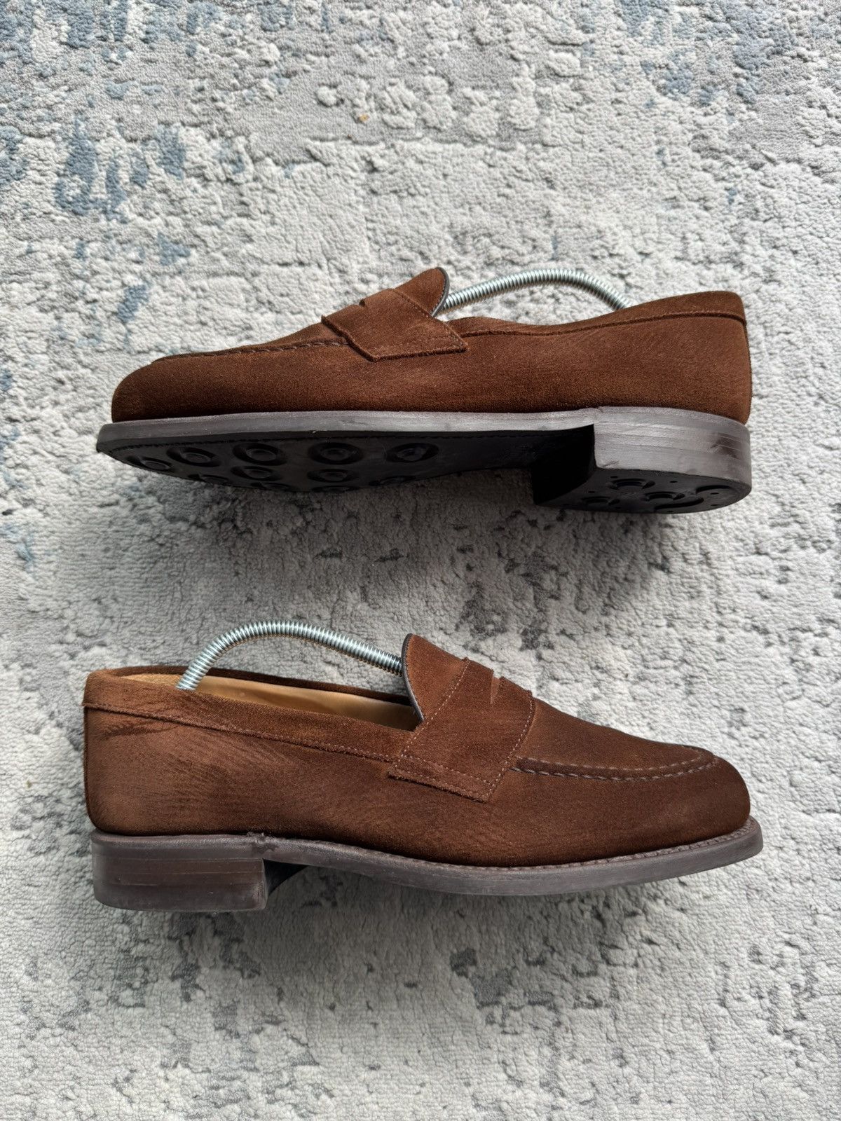 Berwick 1707 Berwick Suede brown Loafers UK6 Made in Spain Size US 7 / EU 40 - 10 Thumbnail