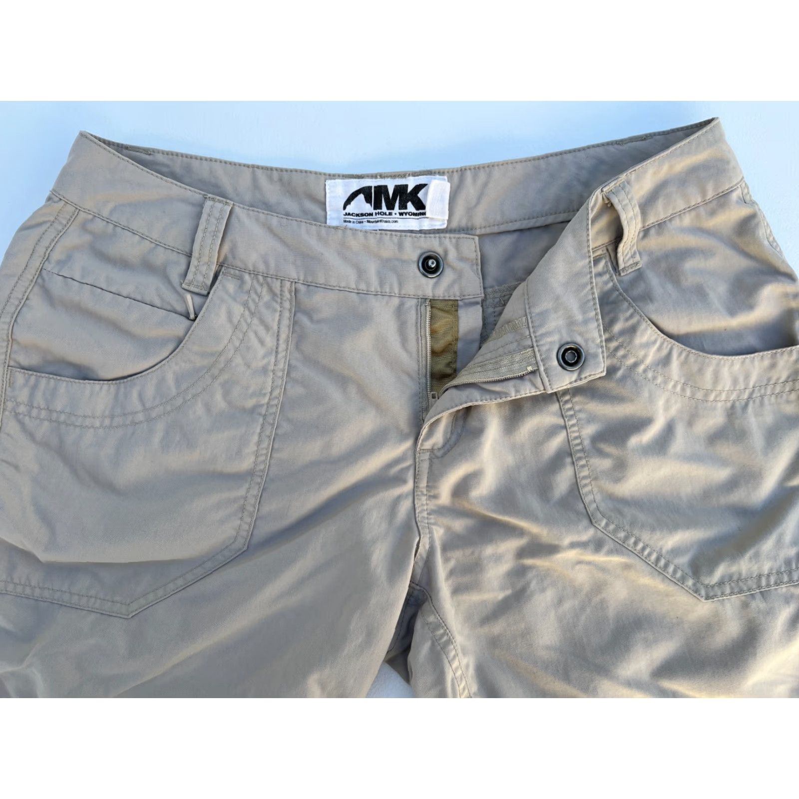 Mountain Khakis VINTAGE Mountain Khakis Women’s Shorts Outdoor Hiking Sz 2 Beige Nylon 100% Front Flat Pockets Chino Activewear Summer Spring Womens Size 26" / US 2 / IT 38 - 3 Thumbnail