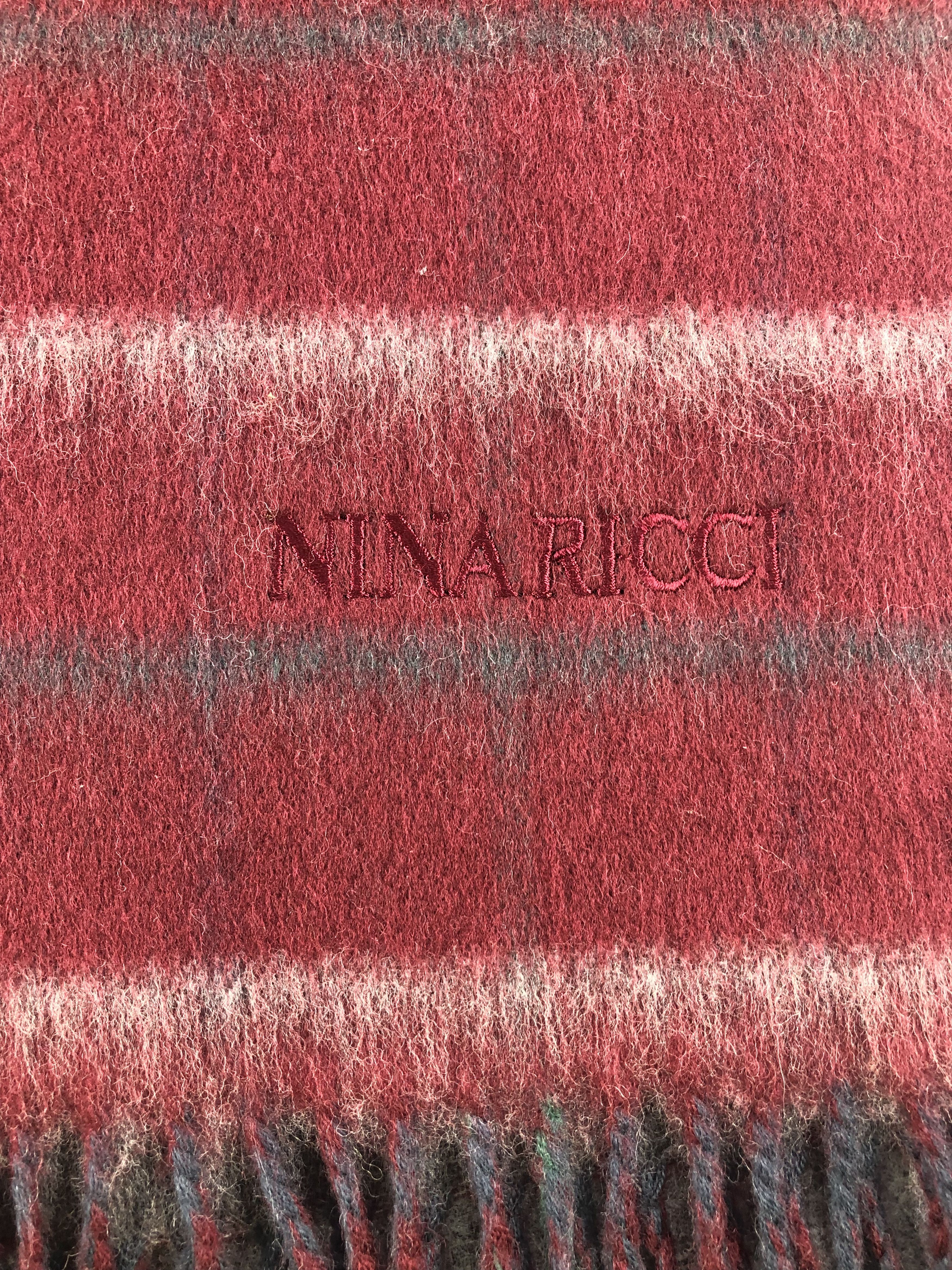 Nina Ricci × Vintage Nina Ricci Scarf / Muffler / Neckwear Size ONE SIZE - 4 Thumbnail