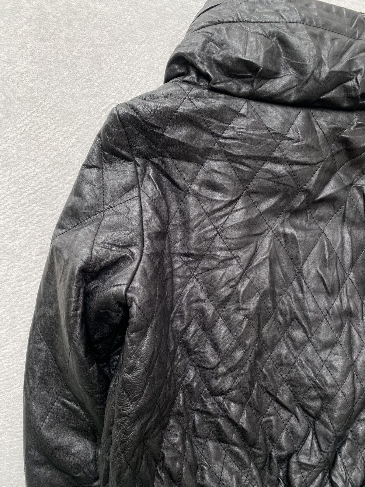 Enchantment 2000s- Enchantment? -Bono Quilted Leather Jacket Size S / US 4 / IT 40 - 17 Thumbnail