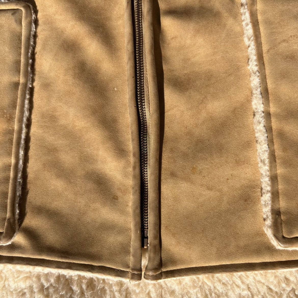 Swingster × Vintage VTG 70s Swigster Sherpa Ranch Western Suede Vest Men's XL Size US XL / EU 56 / 4 - 8 Thumbnail