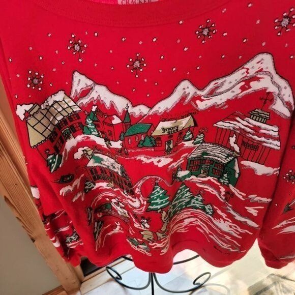 Vintage Nutcracker Vintage Sz M Red Puff Graphic Embellished Holiday Size M / US 6-8 / IT 42-44 - 2 Thumbnail