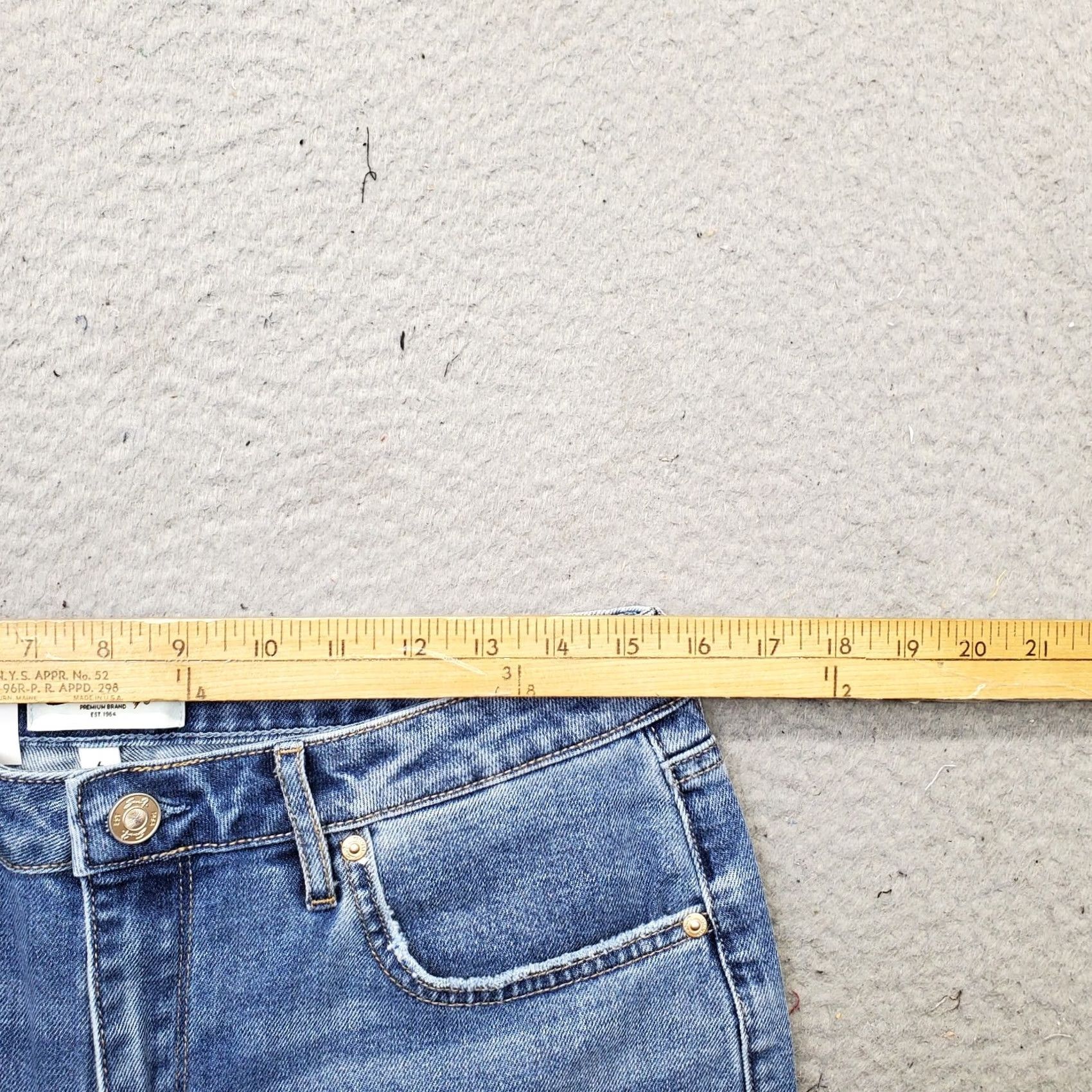 Vintage Seven7 Jeans Womens Size 6 Blue Denim Premium High Rise Loose Straight Leg MY10341DE Jeans Womens 6 Blue Denim Straight 30.5 Inseam 42" Outseam NWT Size 28" / US 6 / IT 42 - 6 Thumbnail