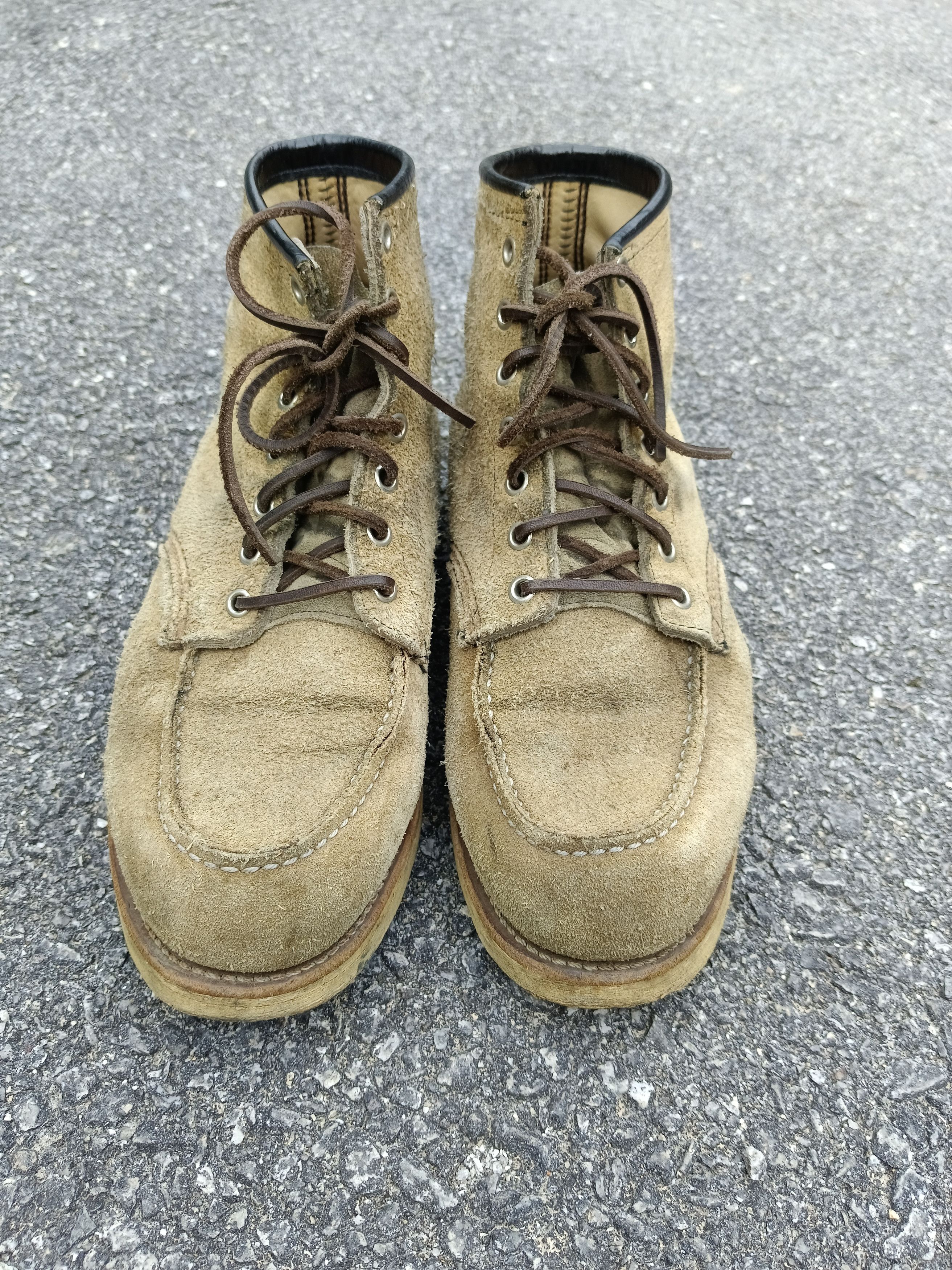RED WING SUEDE LEATHER BOOTS