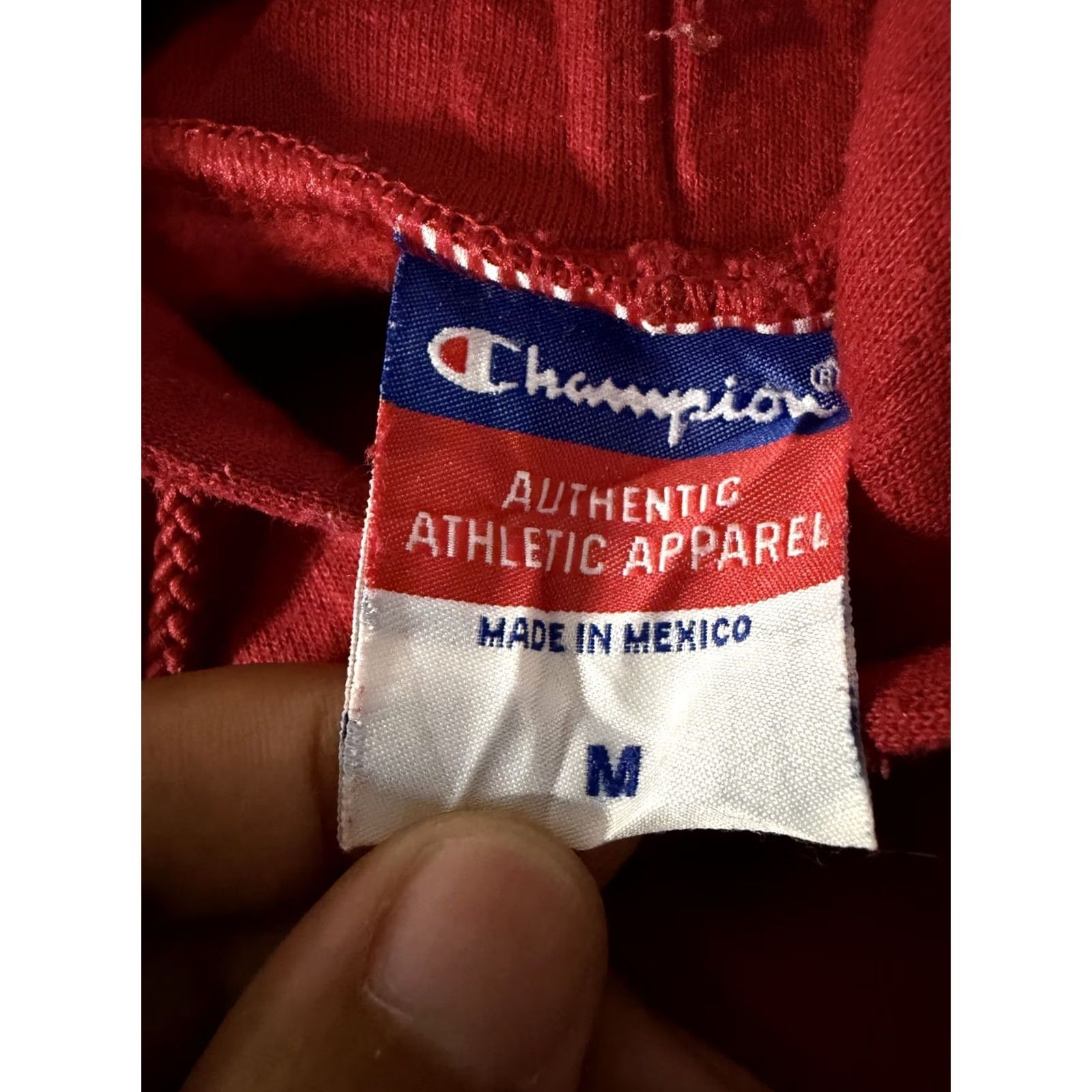 Champion VINTAGE Champion Hoodie Mens M Red The Great Reno Balloon Race Pullover Sweatshirt Size US M / EU 48-50 / 2 - 5 Thumbnail