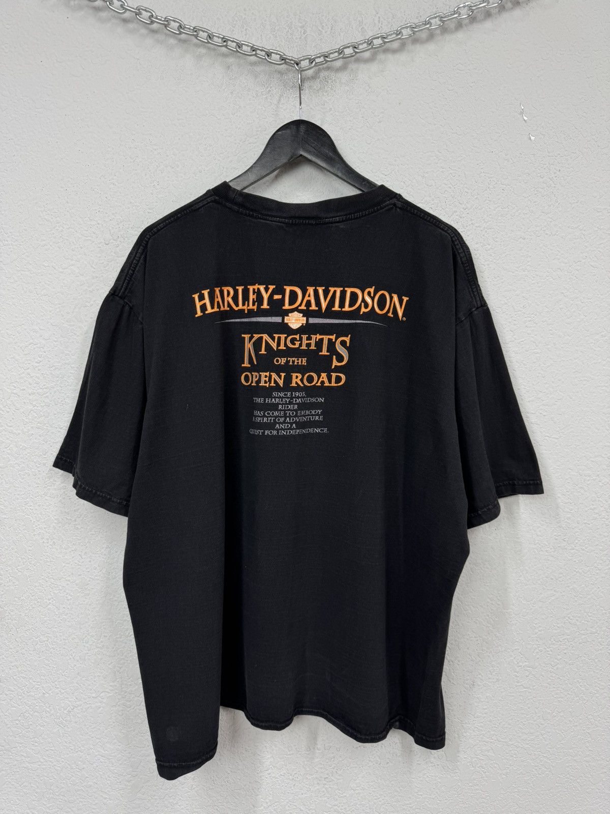 Harley Davidson Vintage T-Shirt Harley Davidson Y2k Rare Motorcycle Jacket Size US XXL / EU 58 / 5 - 6 Thumbnail