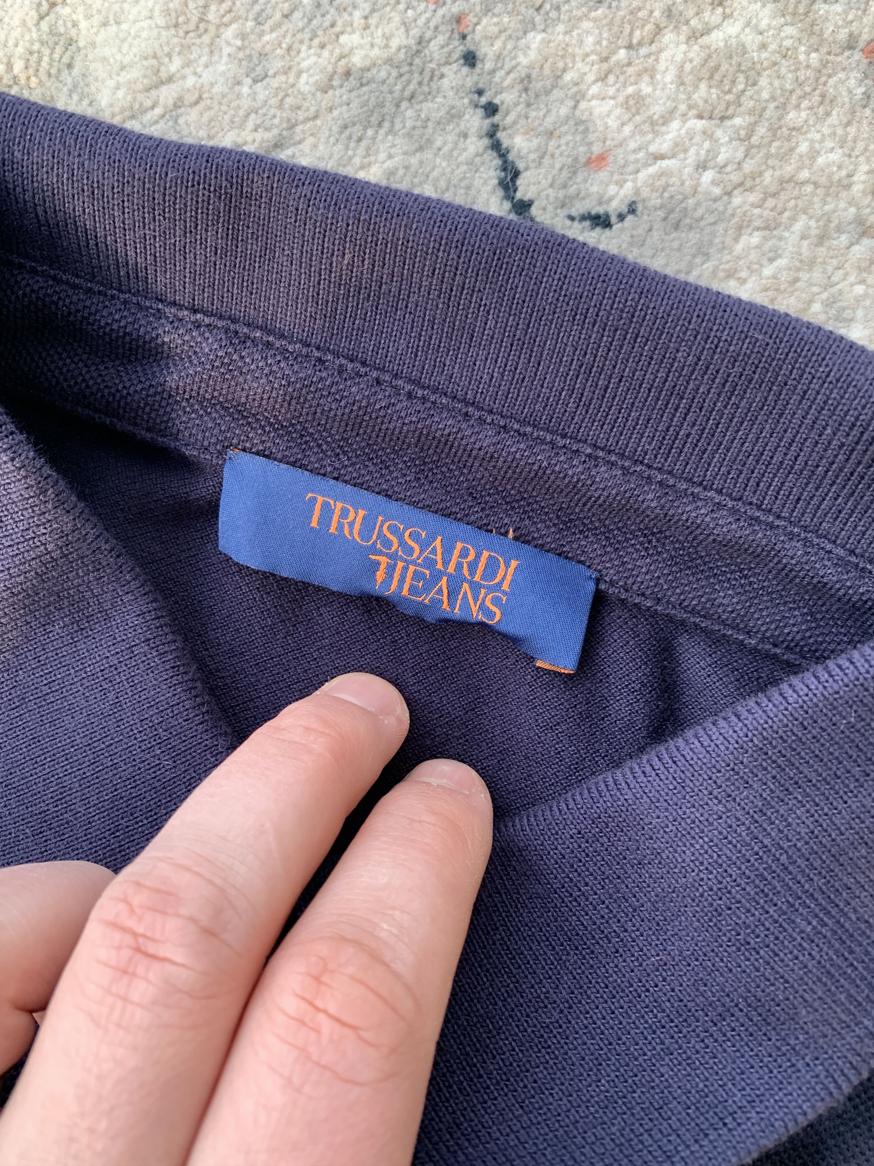 Trussardi Trussardi Jeans Polo Tee Size US XL / EU 56 / 4 - 4 Thumbnail