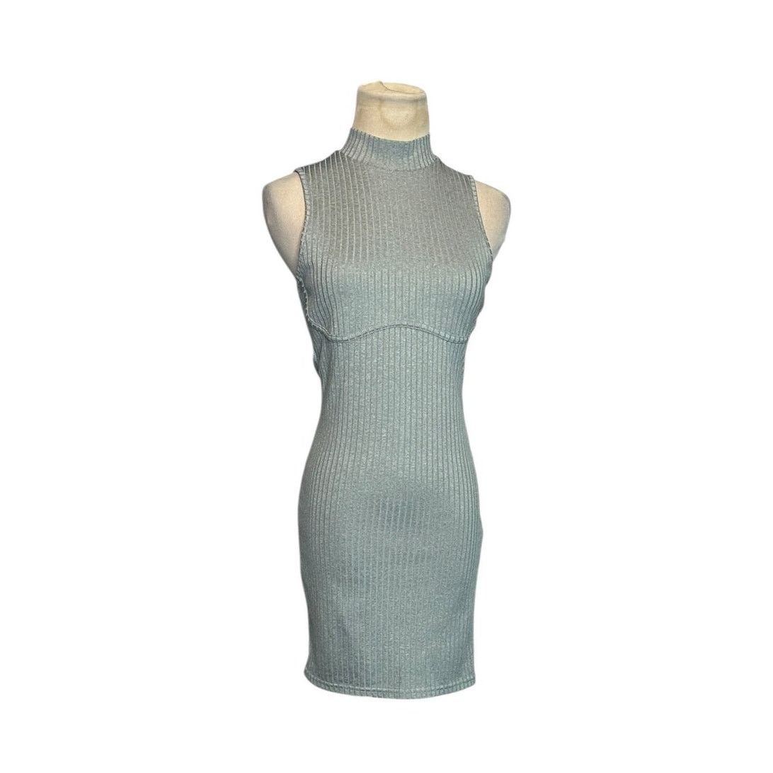 Forever 21 Forever 21 gray ribbed sleeveless bodycon dress size Small Size S / US 4 / IT 40 - 5 Thumbnail