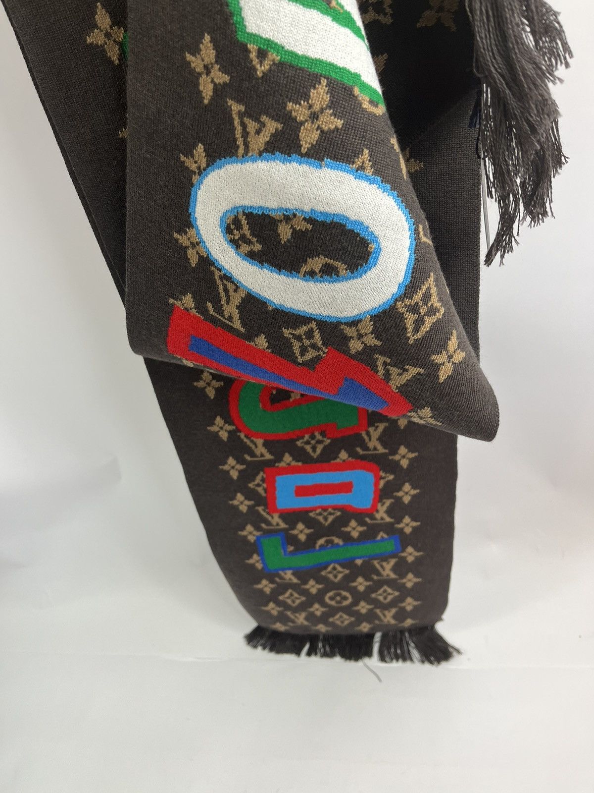 Louis Vuitton NBA MONOGRAM WOOL SCARF Size ONE SIZE - 3 Thumbnail