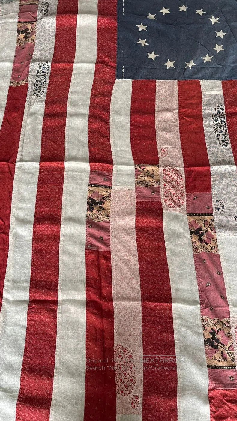 Kapital Vintage American Flag Scarf Shawl. Size ONE SIZE - 1 Thumbnail