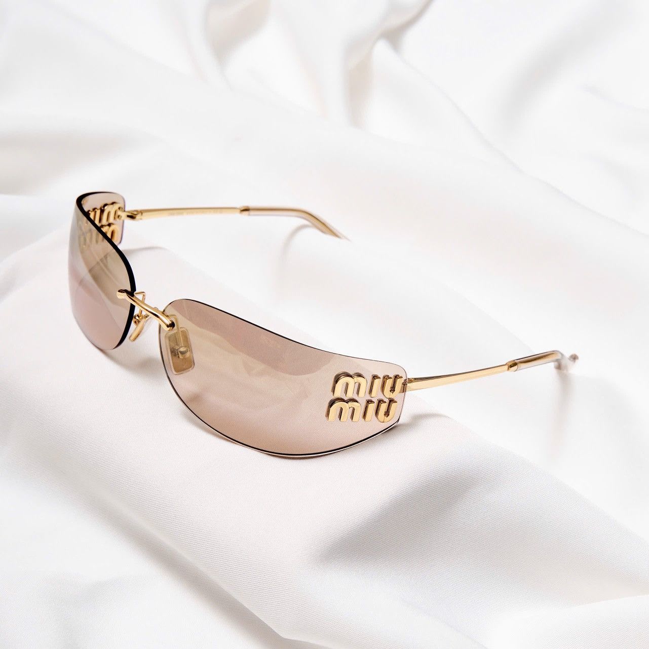 Miu Miu MIU MIU 0MU A51S 5AK20P SUNGLASSES Size ONE SIZE - 1 Thumbnail