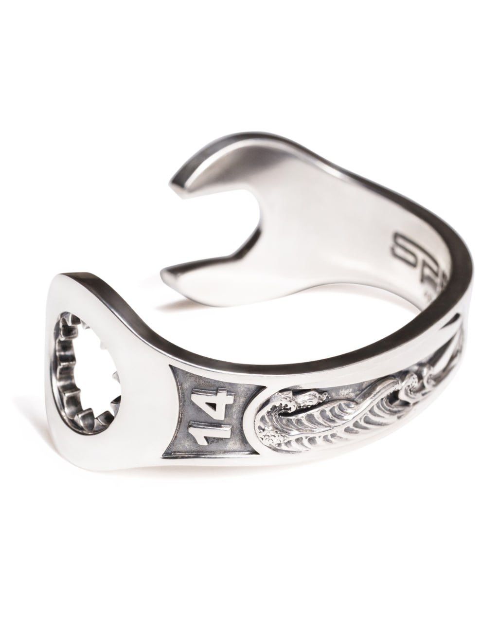 Other SPEEDFREAK / Handcrafted silver cuff bracelet Size ONE SIZE - 7 Thumbnail
