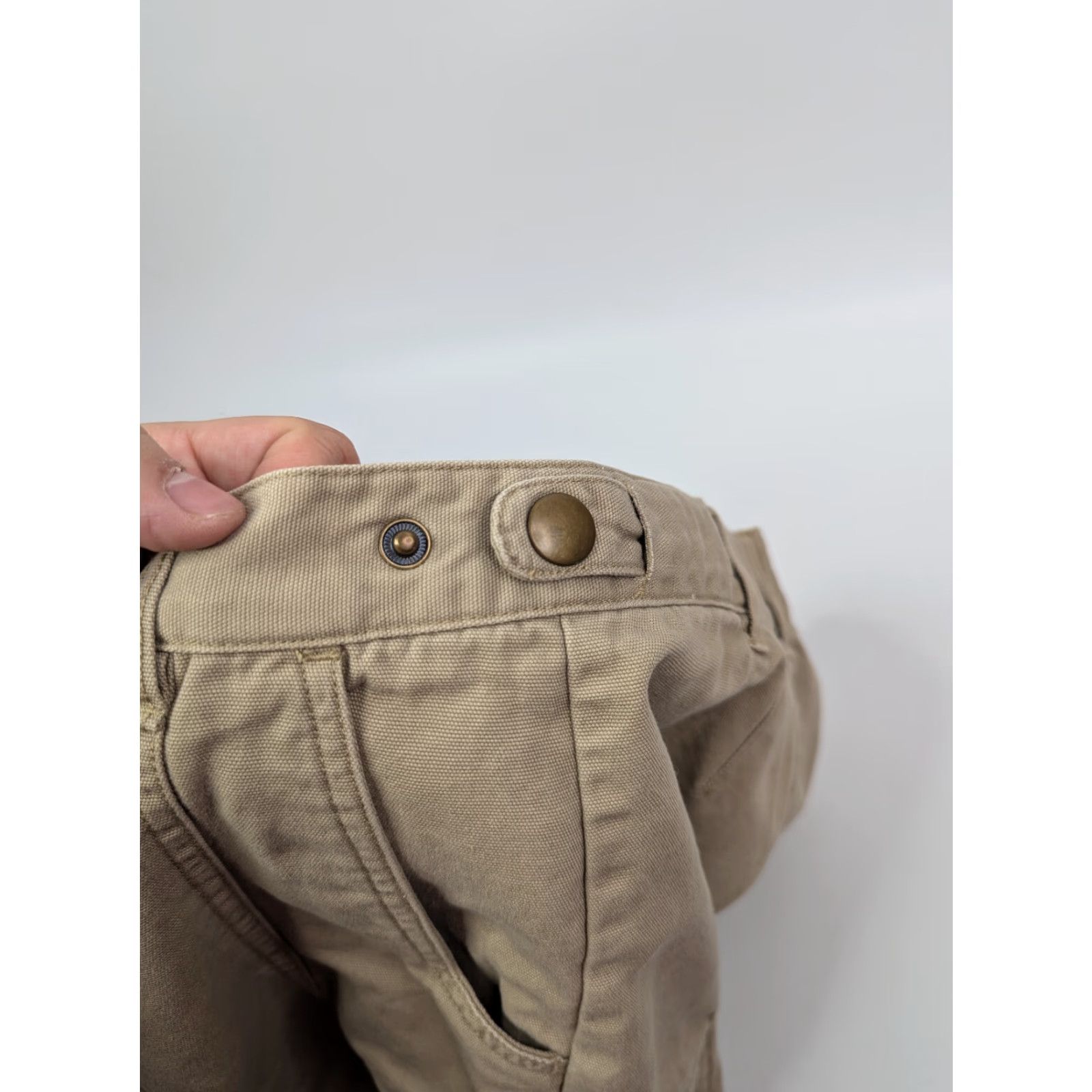 Vintage VINTAGE Woolrich Shorts Women’s Size 10 Cotton Khaki Stone Hiking Outdoor Pocket Cargo 90s Womens Size 32" / US 10 / IT 46 - 7 Thumbnail