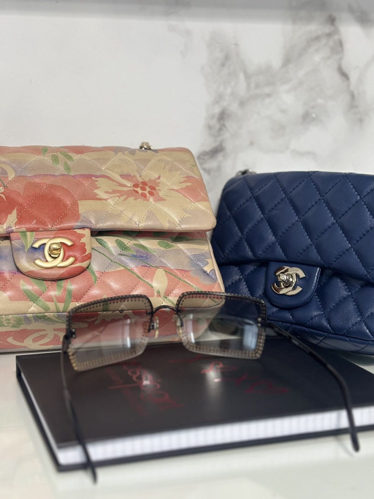 Chanel Vintage Chanel 4105-B Crystal Rimless Sunglasses — Y2K Icon Size ONE SIZE - 4 Thumbnail