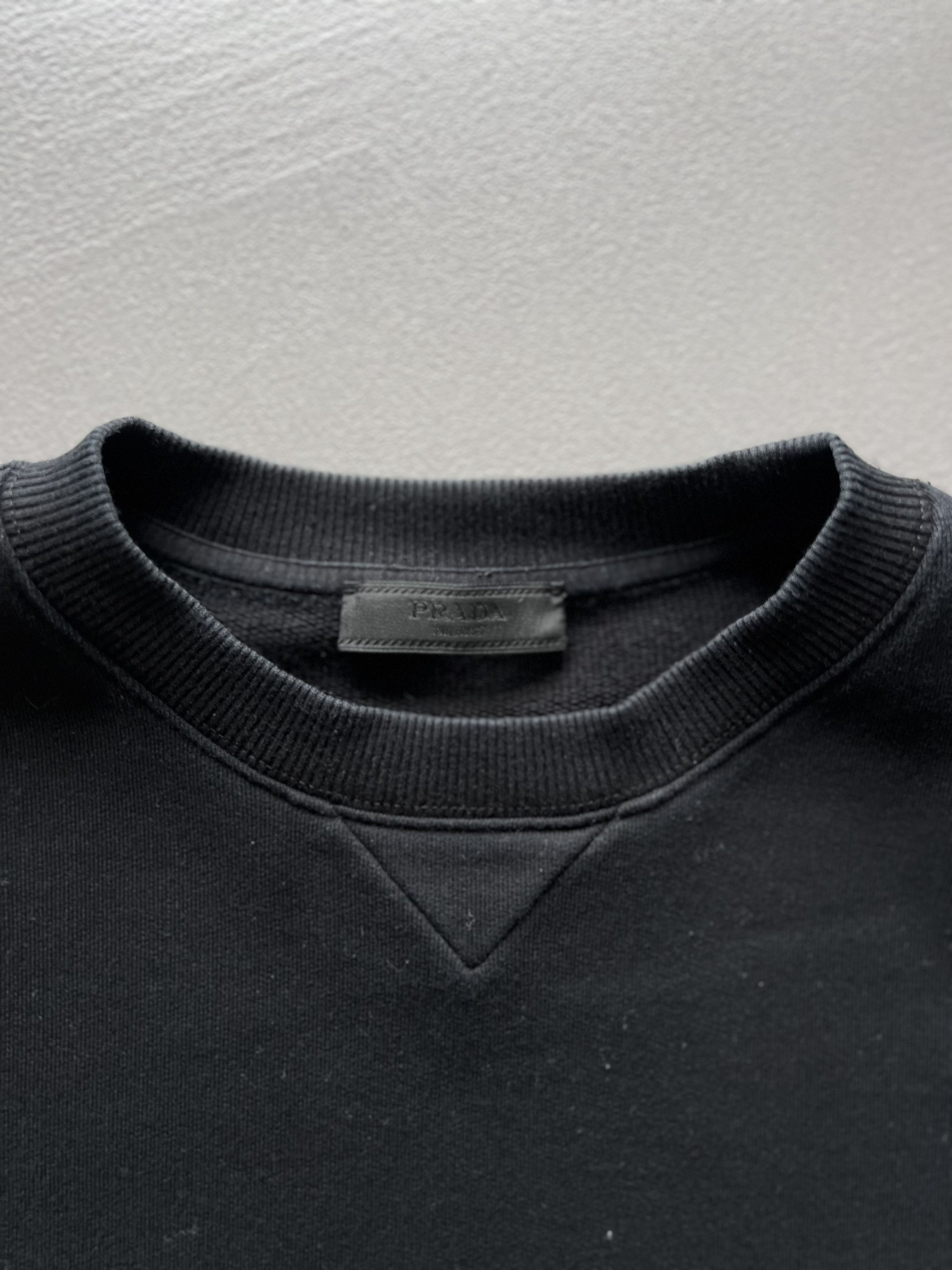 Prada Prada Appliquéd Logo Sweatshirt (M) Size US M / EU 48-50 / 2 - 5 Thumbnail