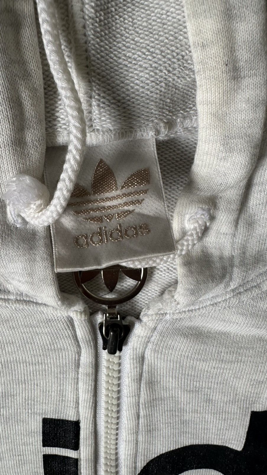 Adidas VINTAGE ADIDAS MIDZIPPER SWEATER BIG LOGO Size US L / EU 52-54 / 3 - 8 Thumbnail