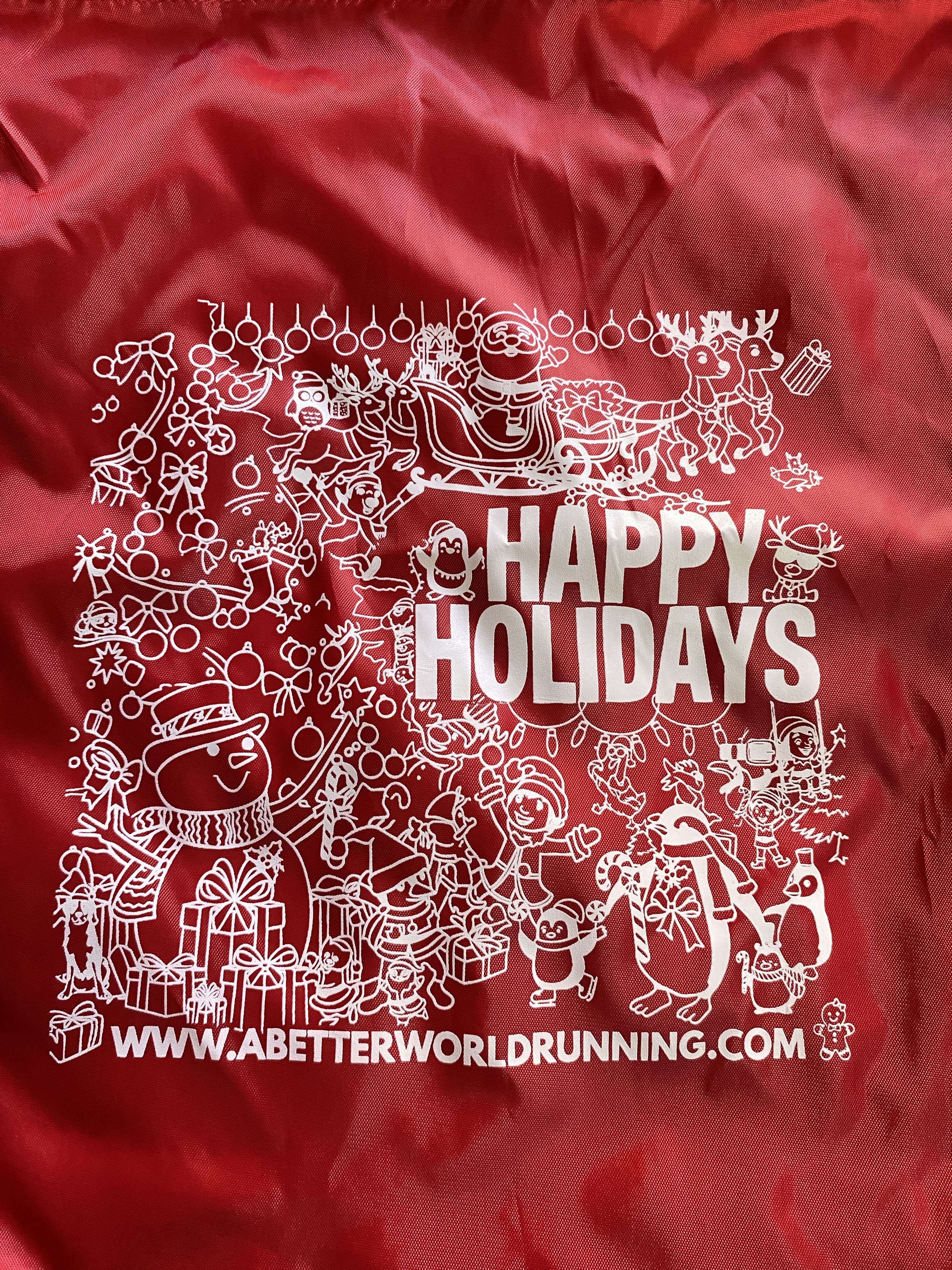 Other Red “Happy Holidays” Drawstring Bag – Brand New Size ONE SIZE - 10 Thumbnail