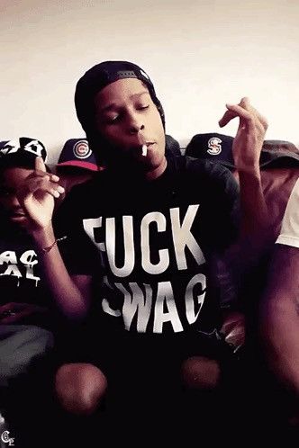 Black Scale ASAP Rocky Fuck Swag Tee Size US L / EU 52-54 / 3 - 1 Thumbnail