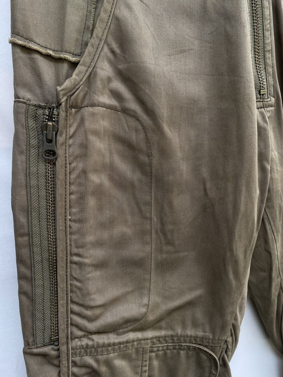 291295=Homme Vintage 291295=Homme Utility Double Knee Multi-zipper Pants Size US 31 - 8 Thumbnail