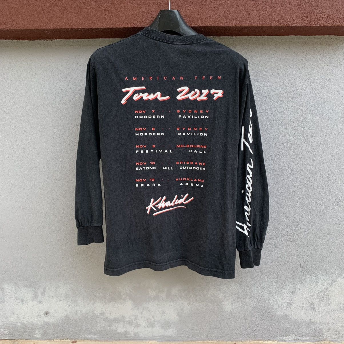 Band Tees R&B Khalid American Teen Tour 2017 Long Sleeve Tee Size US S / EU 44-46 / 1 - 1 Thumbnail