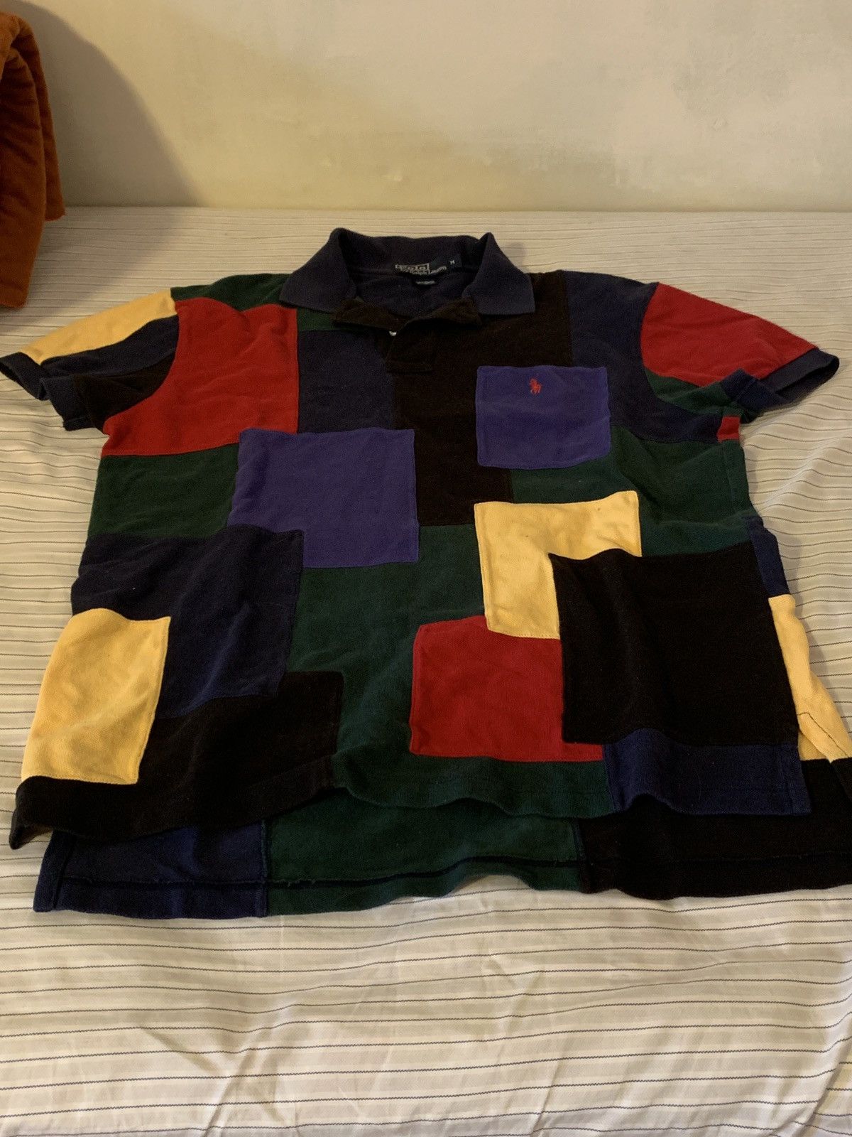 Polo Ralph Lauren Polo Ralph Lauren Patchwork polo Size US M / EU 48-50 / 2 - 2 Thumbnail