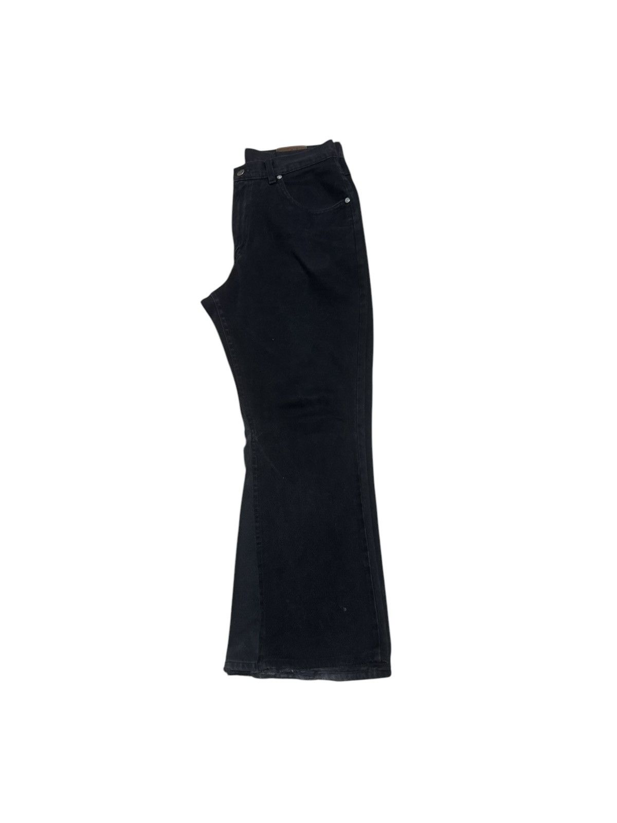 Other × Vintage Wide Leg Flared Black Denim Size US 32 / EU 48 - 5 Thumbnail