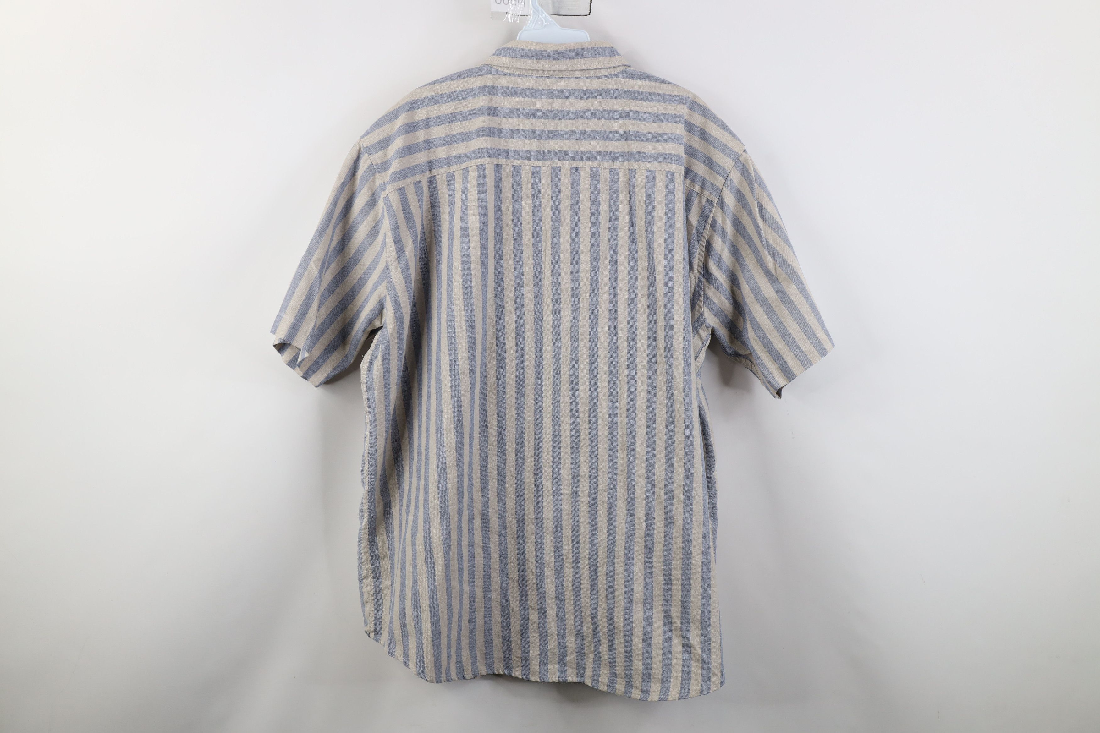 Vintage Vintage 90s Streetwear Block Short Sleeve Button Down Shirt Size US XL / EU 56 / 4 - 9 Thumbnail