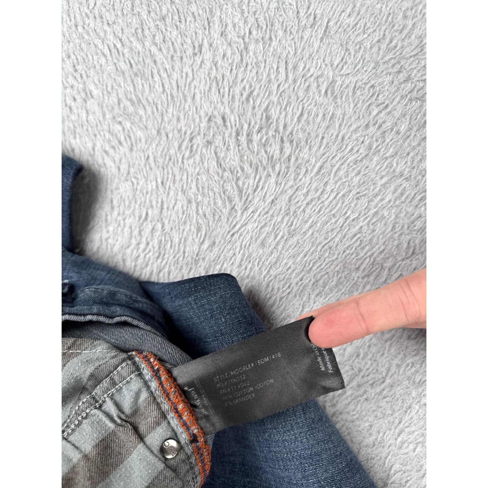 Vintage BLANKNYC Jeans Mens 32 Blue Stanton Slim Fit Denim Stretch Casual SDM418 Jeans Size US 32 / EU 48 - 7 Thumbnail