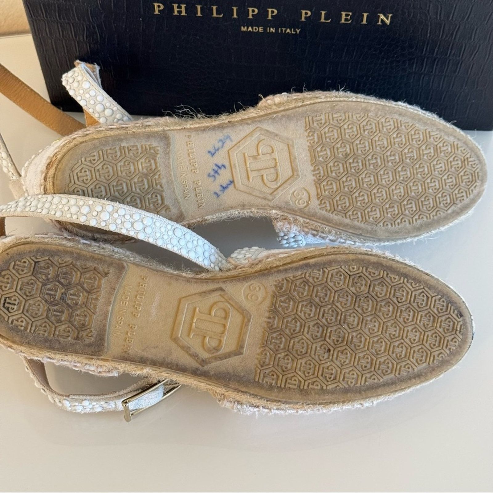 Philipp Plein PHILIPP PLEIN Espadrille Shoes For Women, Size 39, Authentic Size US 8.5 / IT 38.5 - 8 Thumbnail