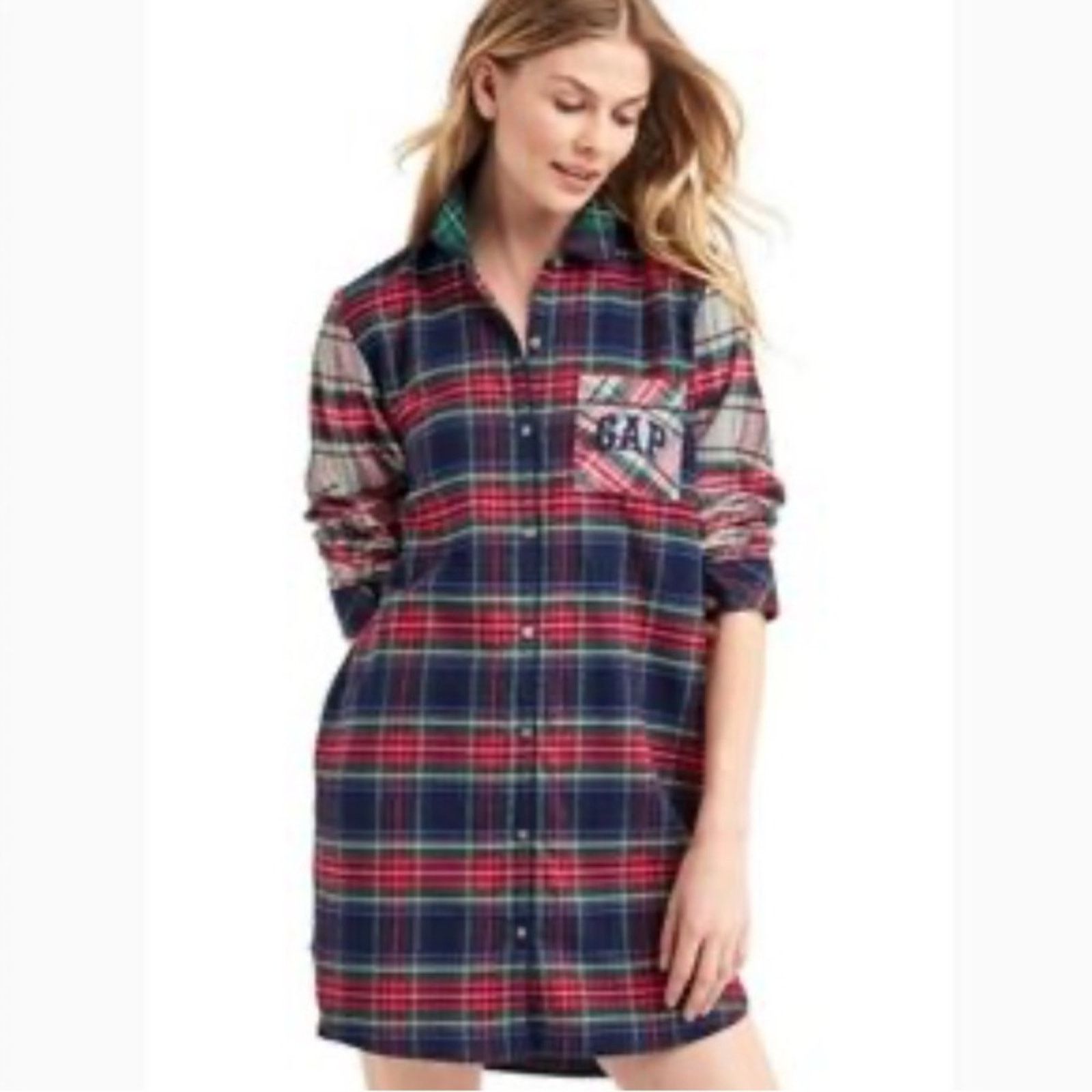 Gap NEW Gap x Pendleton Plaid Flannel Women’s Sleep Shirt NWT S Size S / US 4 / IT 40 - 2 Thumbnail