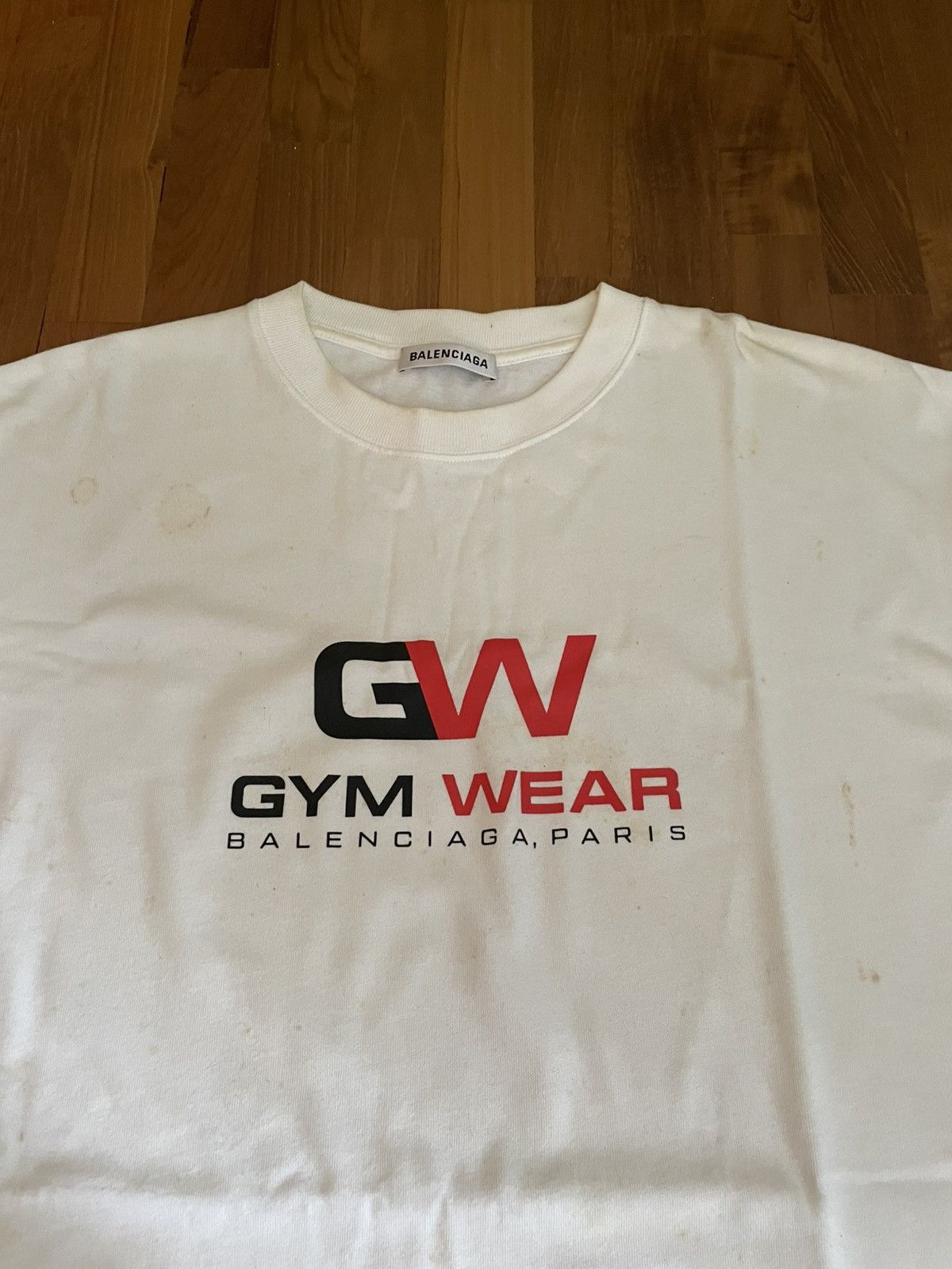 Balenciaga Balenciaga Gym Wear Logo T-Shirt Size US M / EU 48-50 / 2 - 3 Thumbnail
