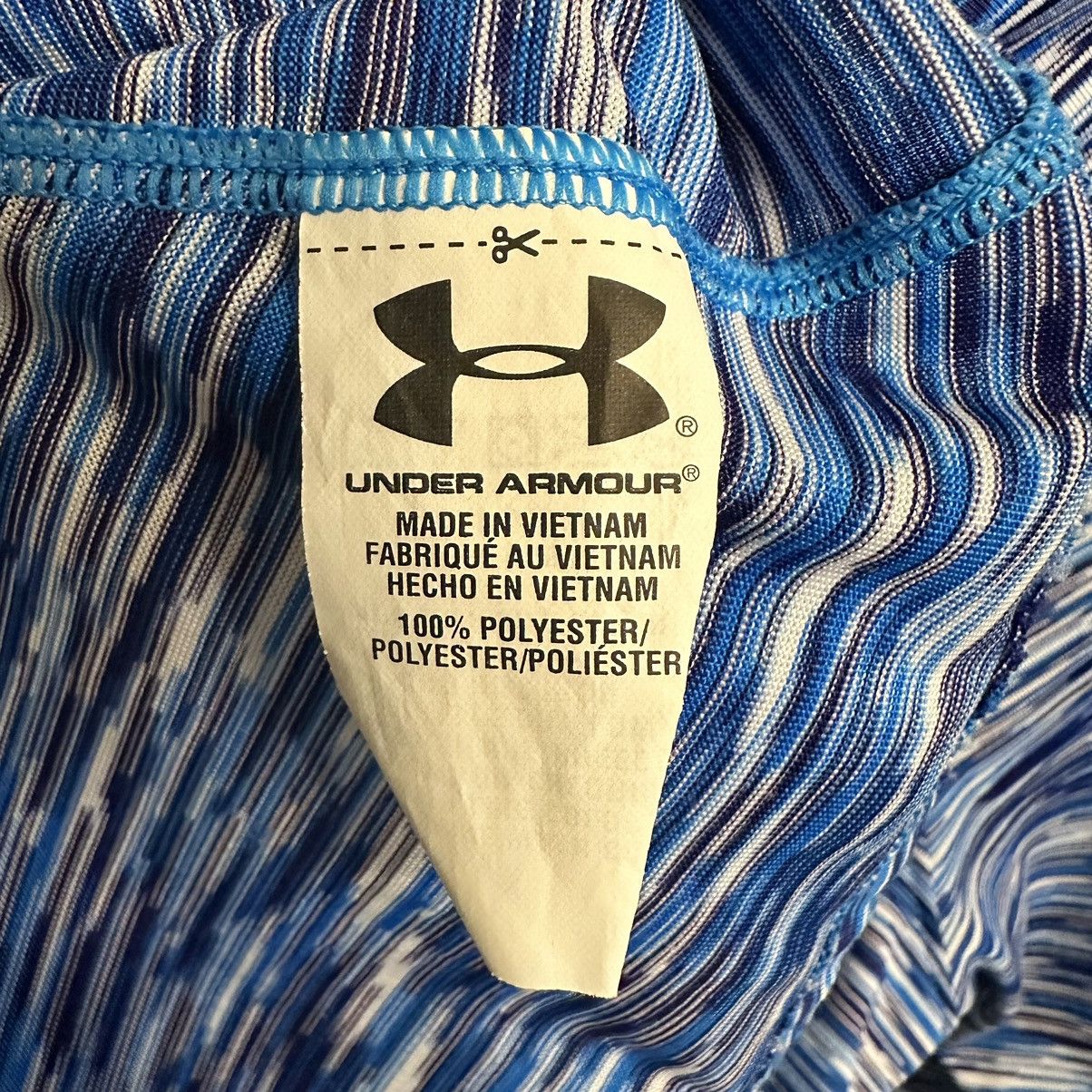 Under Armour Under Armour Women’s Blue Patterned Semi-fitted 1/2 Zip Size M / US 6-8 / IT 42-44 - 4 Thumbnail