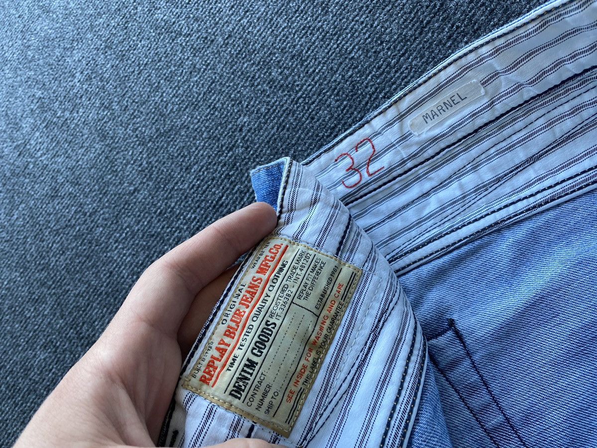 Replay 🔥Opium Punk Replay blue jeans 32 marnel washed faded Size US 32 / EU 48 - 6 Thumbnail