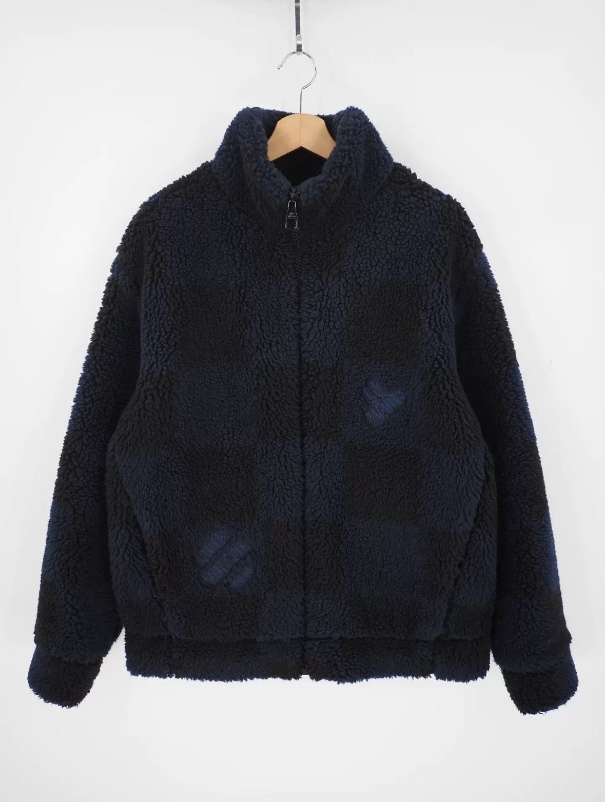 Louis Vuitton × Nigo Louis Vuitton x Nigo2 Jacquard Damier Fleece Jacket Size US L / EU 52-54 / 3 - 1 Thumbnail